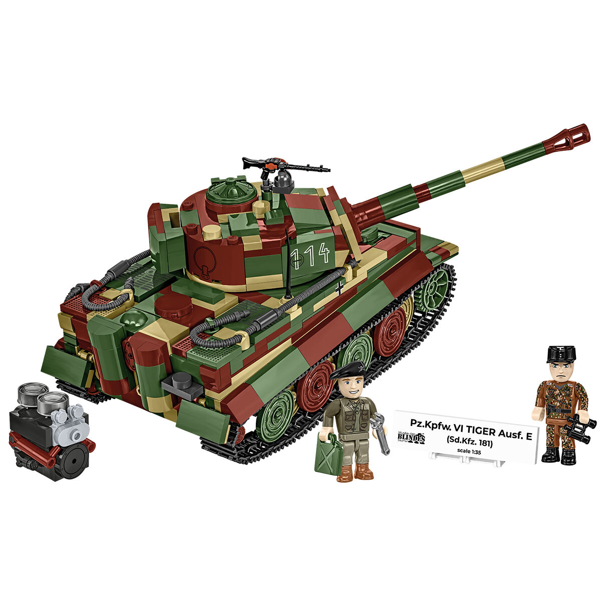 COBI 3124 - PZ.KPFW. VI TIGER AUSF. E, 1:35 - Bild 6 COBI 3124 - PZ.KPFW. VI TIGER AUSF. E, 1:35 - Bild 6