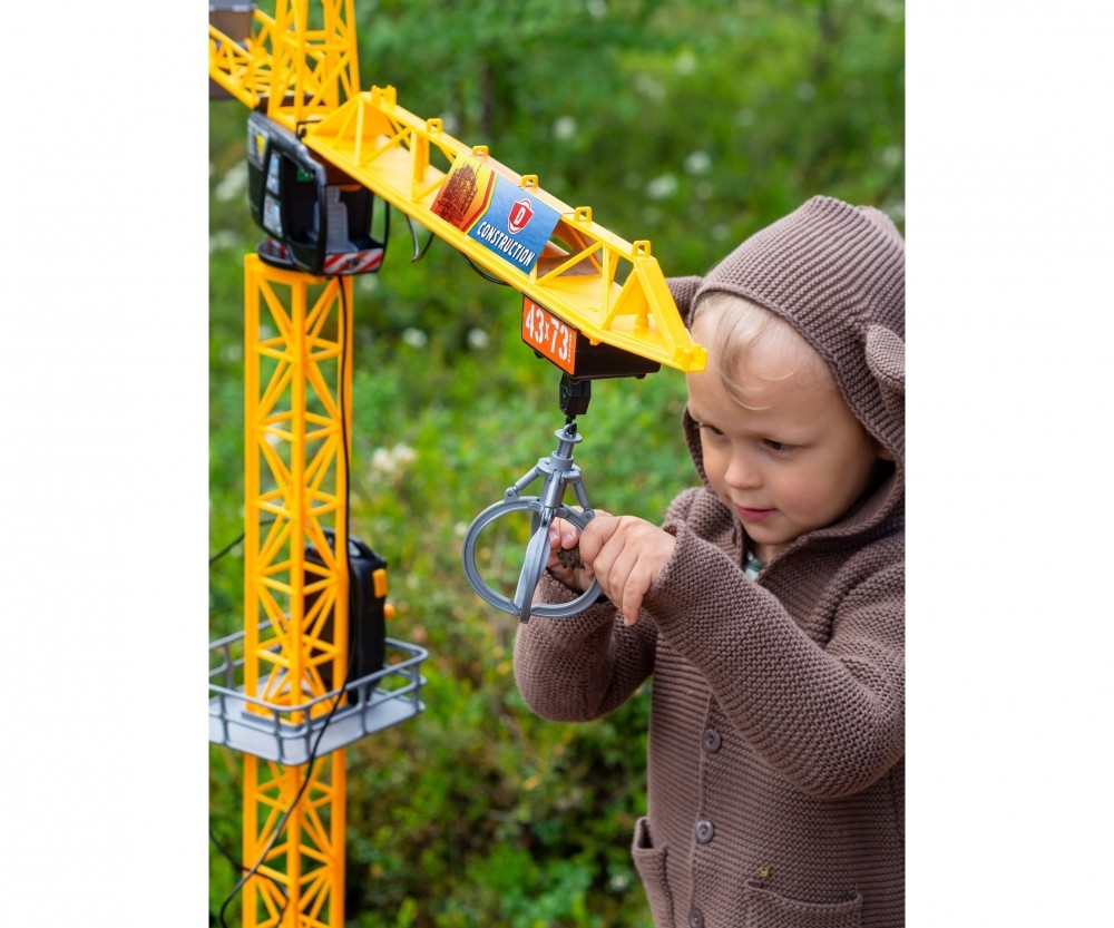 Dickie Toys Mega Crane 201139012 Person, Photographie, Baugewerbe, Baukran, Gesicht