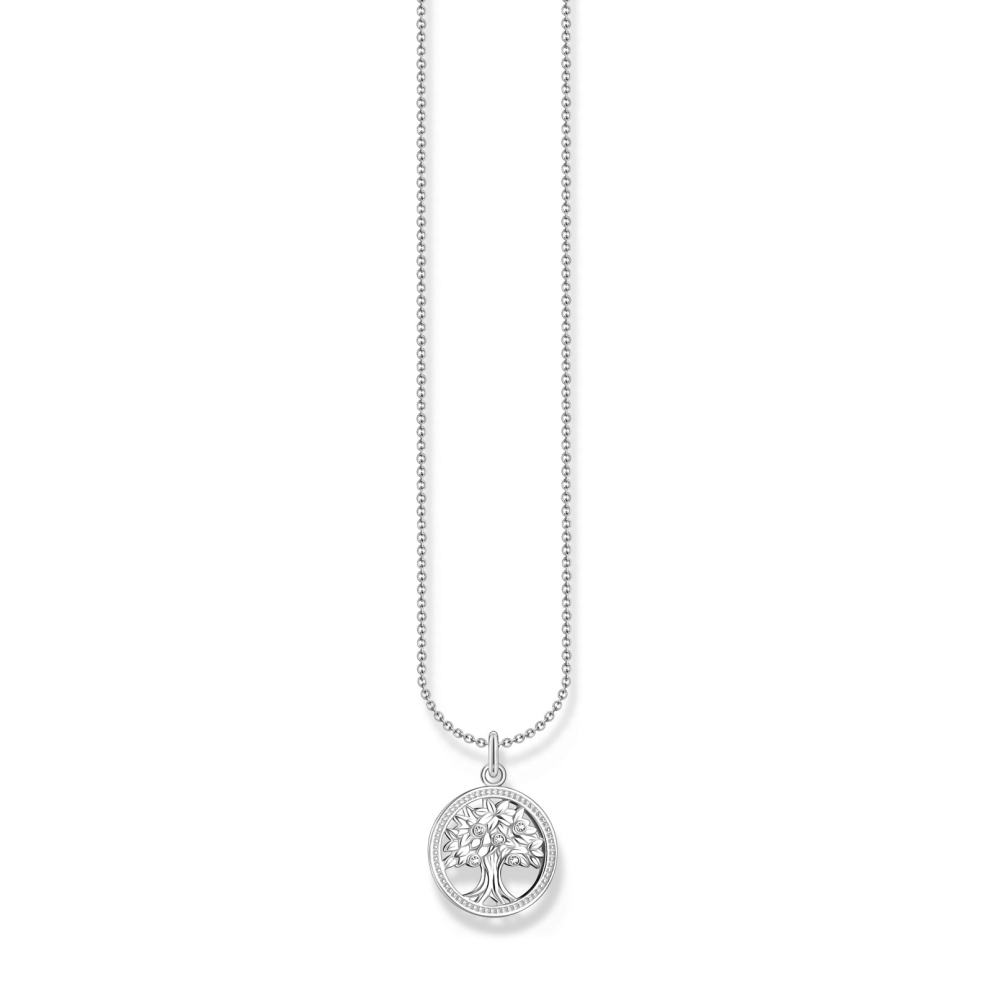 Thomas, Sabo, Kette, Mit, Anhänger, Tree, Of, Love, Länge, 45, Cm, Silber, KE2214-051-14-L45V