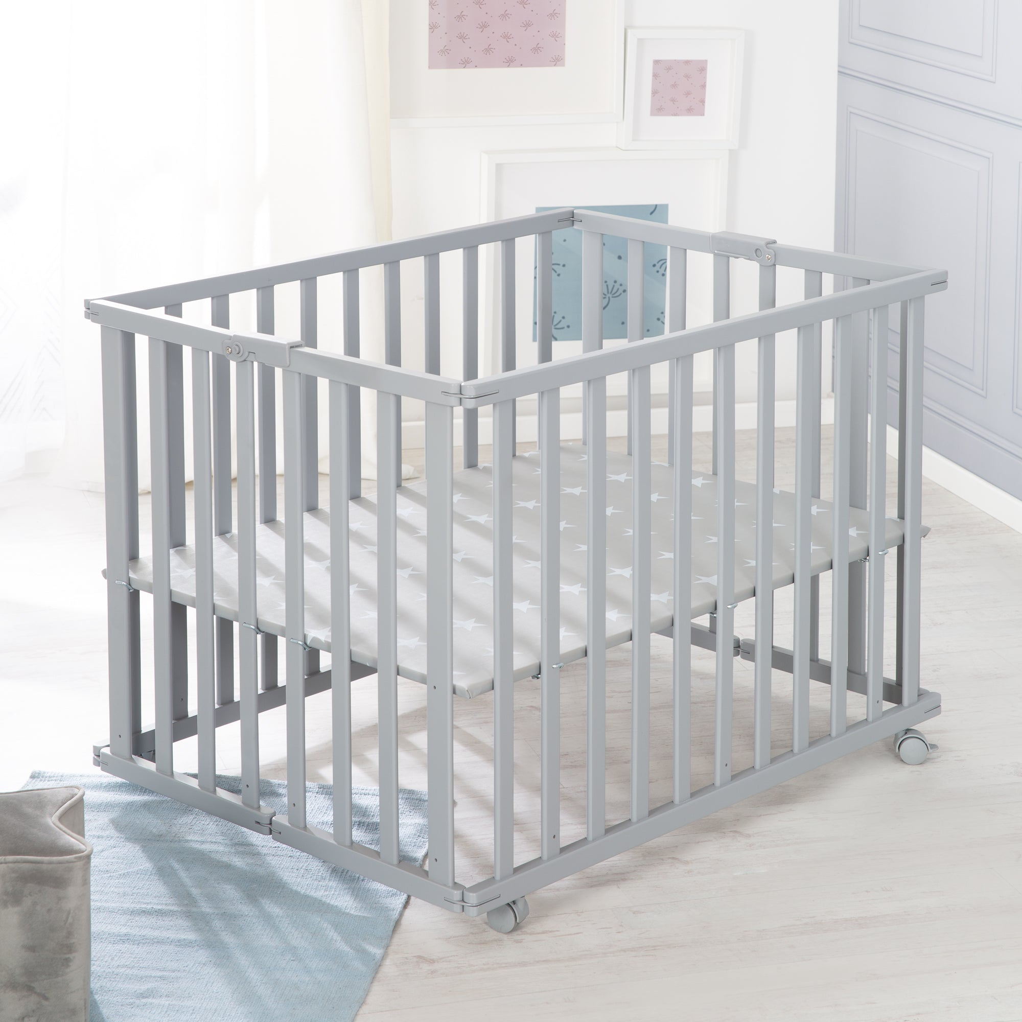Roba 202703TP klappbares Laufgitter taupe - Bild 2 Roba 202703TP klappbares Laufgitter taupe - Produktbild 2