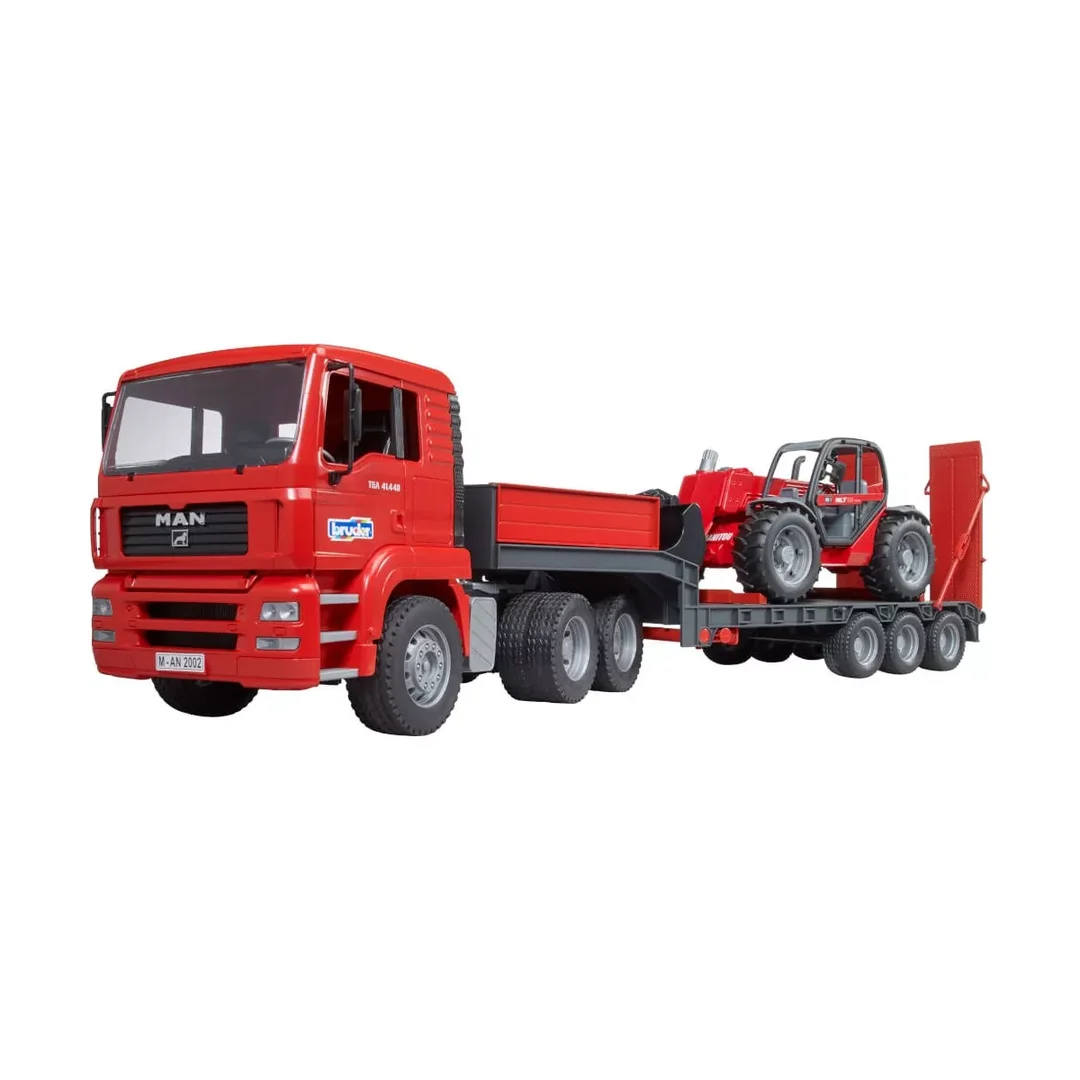 Bruder 02774 MAN TGA Tieflader und Manitou Teleskoplader MLT 633 Bruder 02774 MAN TGA Tieflader und Manitou Teleskoplader MLT 633