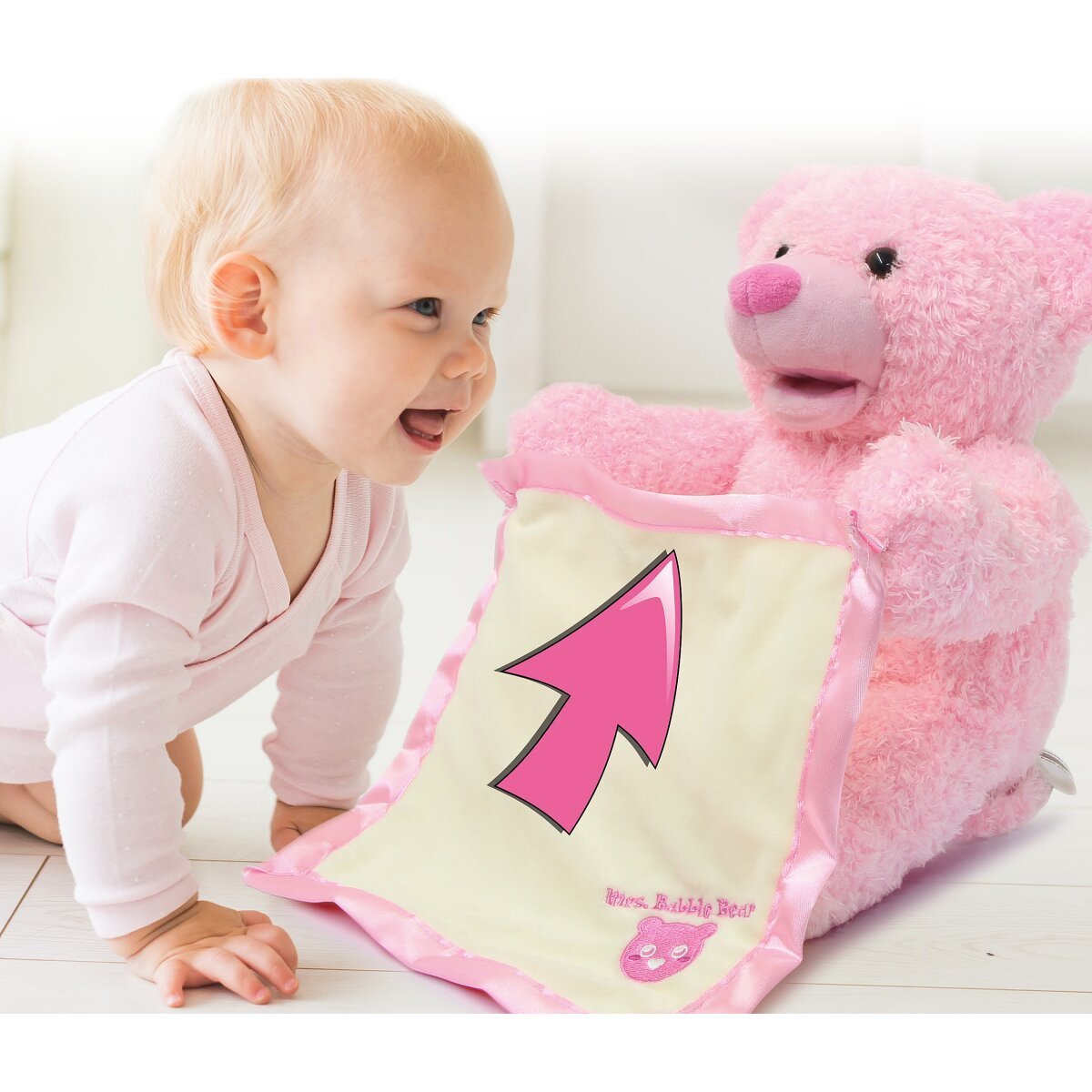 JAMARA Mrs. Babble Bear pink ab 12 Monaten JAMARA Mrs. Babble Bear pink ab 12 Monaten