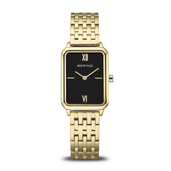 Bering 17423-732 Damenuhr, Edelstahl, Gold/Schwarz Bering 17423-732 Damenuhr, Edelstahl, Gold/Schwarz