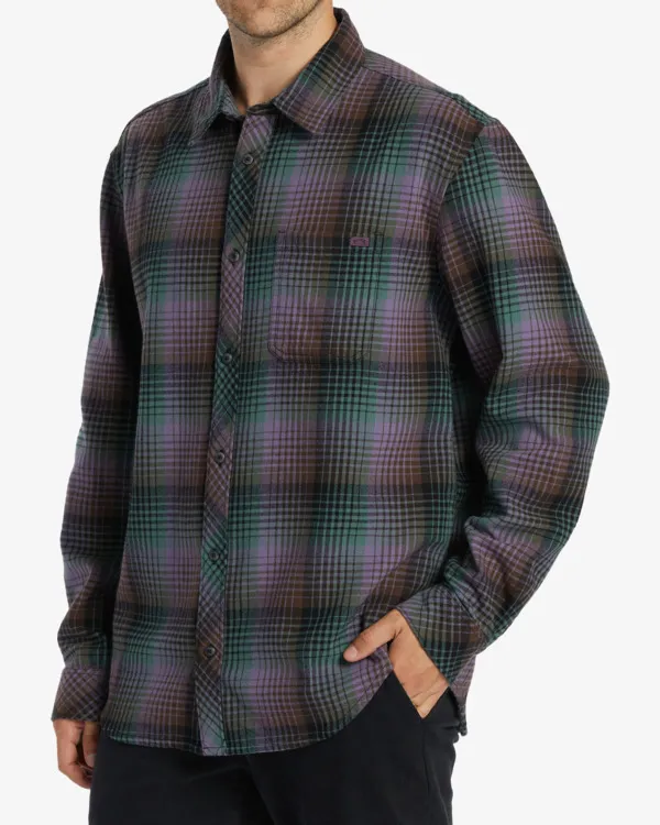 Billabong, Hemd, Herren, Lila, Kar, Dusty, GRA