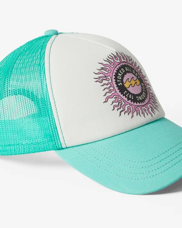 Billabong Cap Damen Türkis Weiß
