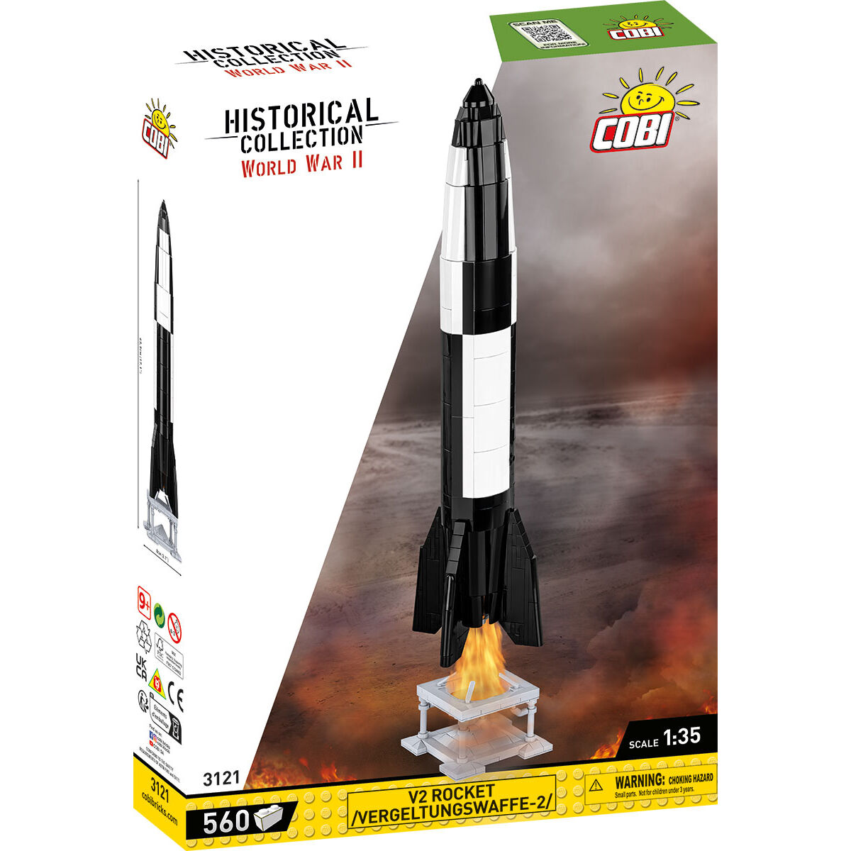 COBI 3121 - V2 ROCKET Vergeltungswaffee-2) COBI 3121 - V2 ROCKET Vergeltungswaffee-2)
