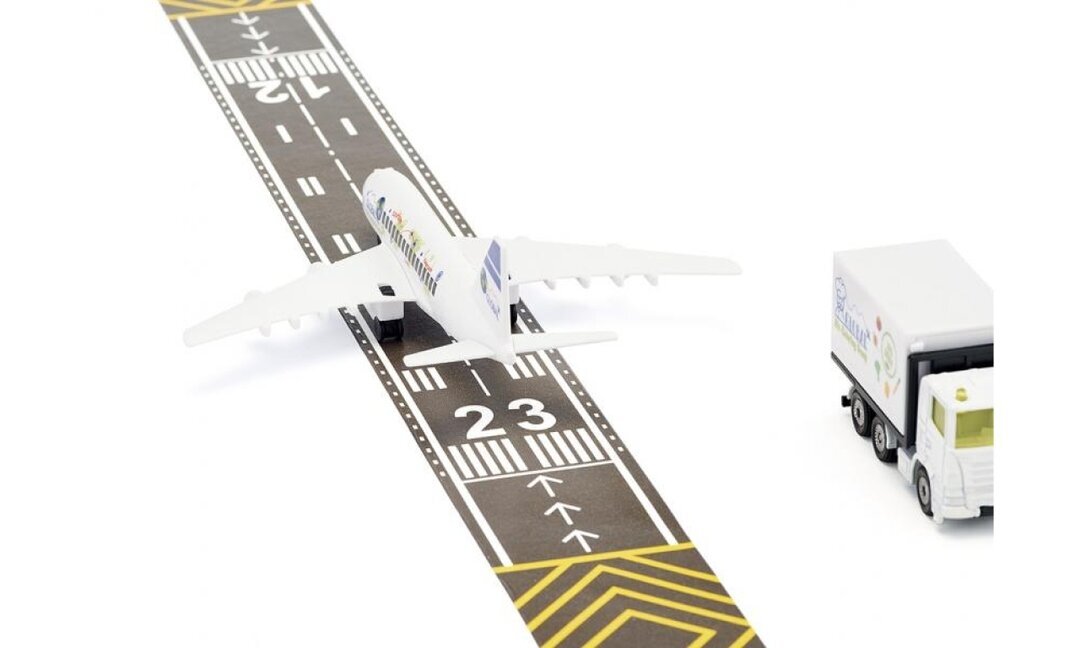Siku Flughafen Set Siku, Flughafen, Set, Flugzeug, Transport, Fahrzeug, Lastwagen, Verkehrsflugzeug
