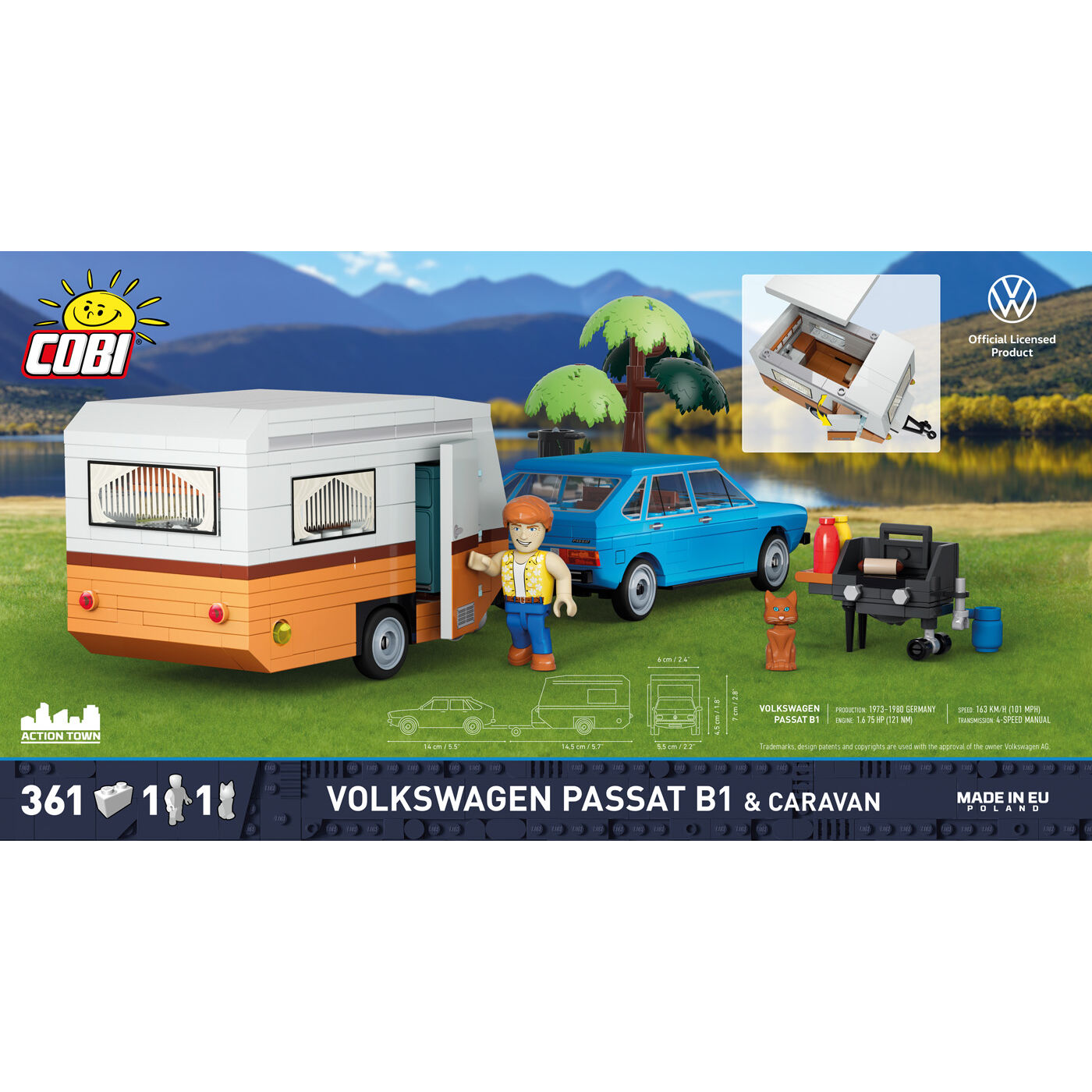 COBI 24643 - PASSAT B1 W/caravan - Bild 4 COBI 24643 - PASSAT B1 W/caravan - Bild 4