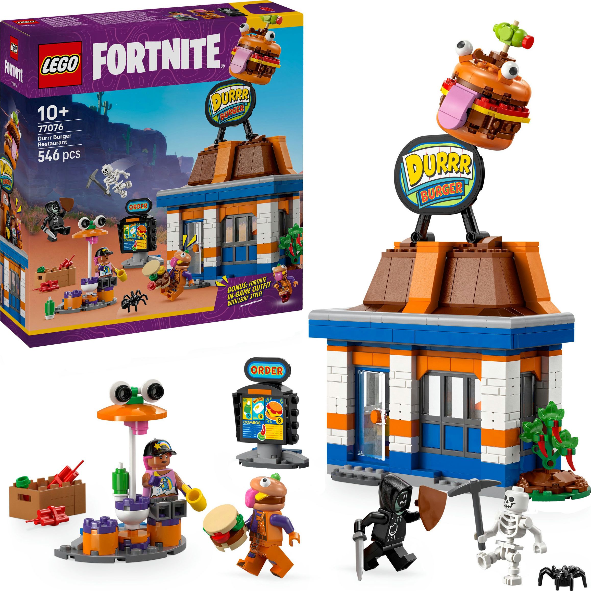 LEGO® Fortnite® 77076 Durrr Burger Restaurant LEGO® Fortnite® 77076 Durrr Burger Restaurant