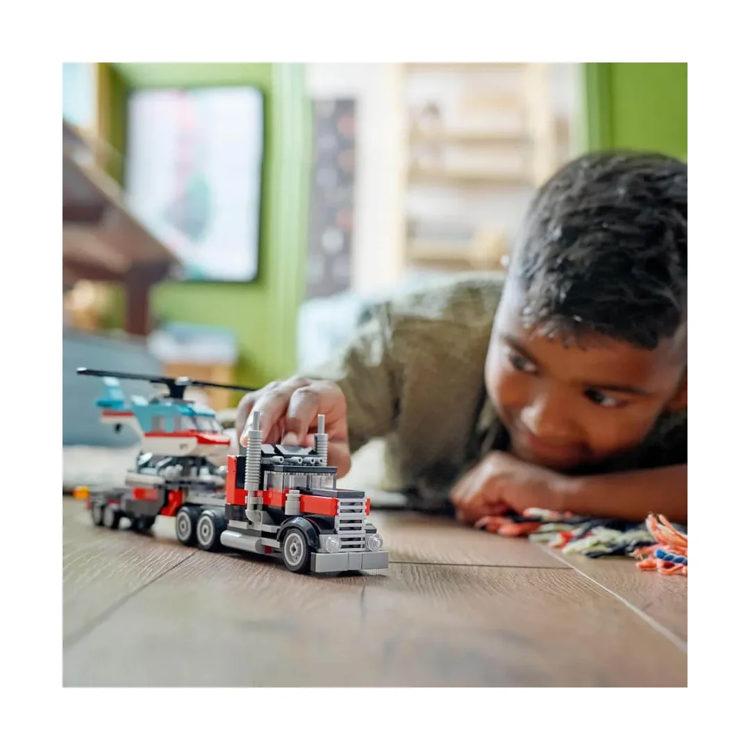 LEGO® Creator 3 in 1 Tieflader Mit Hubschrauber 31146 LEGO® Creator 3 in 1 Tieflader Mit Hubschrauber 31146