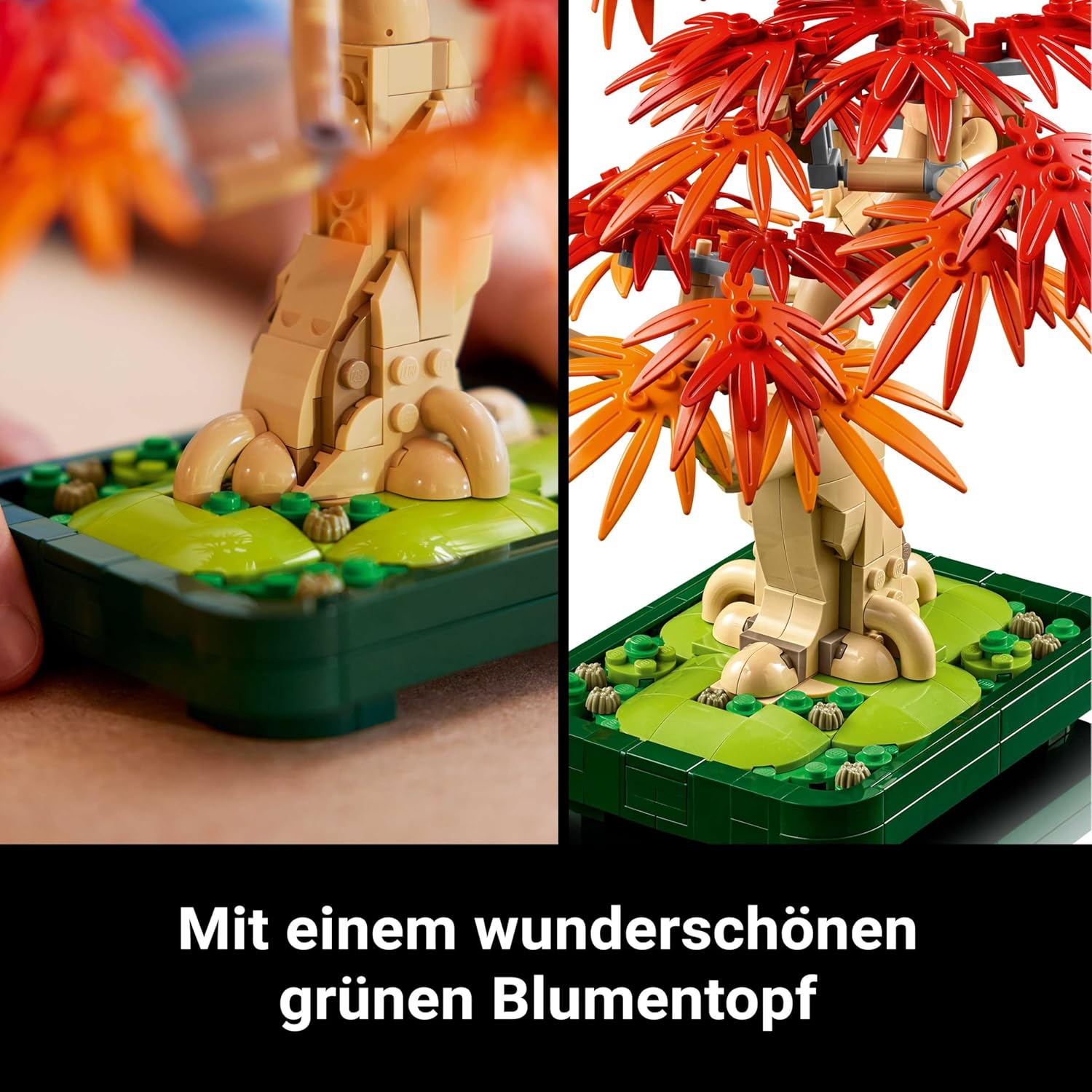 LEGO® Botanicals 10348 Japanischer Roter Ahorn – Bonsai Baum Pflanze, Baum