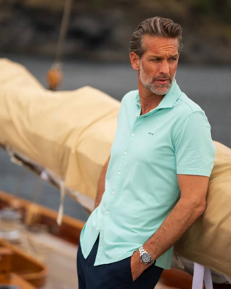 NZA 26CN590SPL/L Hemd - Kurzarm / Mint - L