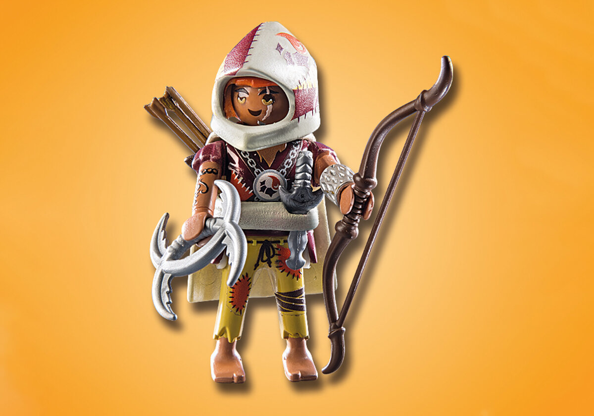 PLAYMOBIL 71026 Sal'ahari Sands - Dünensurfer Figur, Person, Gesicht, Kopf