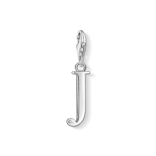 Thomas, Sabo, Anhänger, Charm-Club, Buchstabe, J, 925, Sterling, Silber, Blank, 0184-001-12, Klinge, Dolch, Messer, Waffe