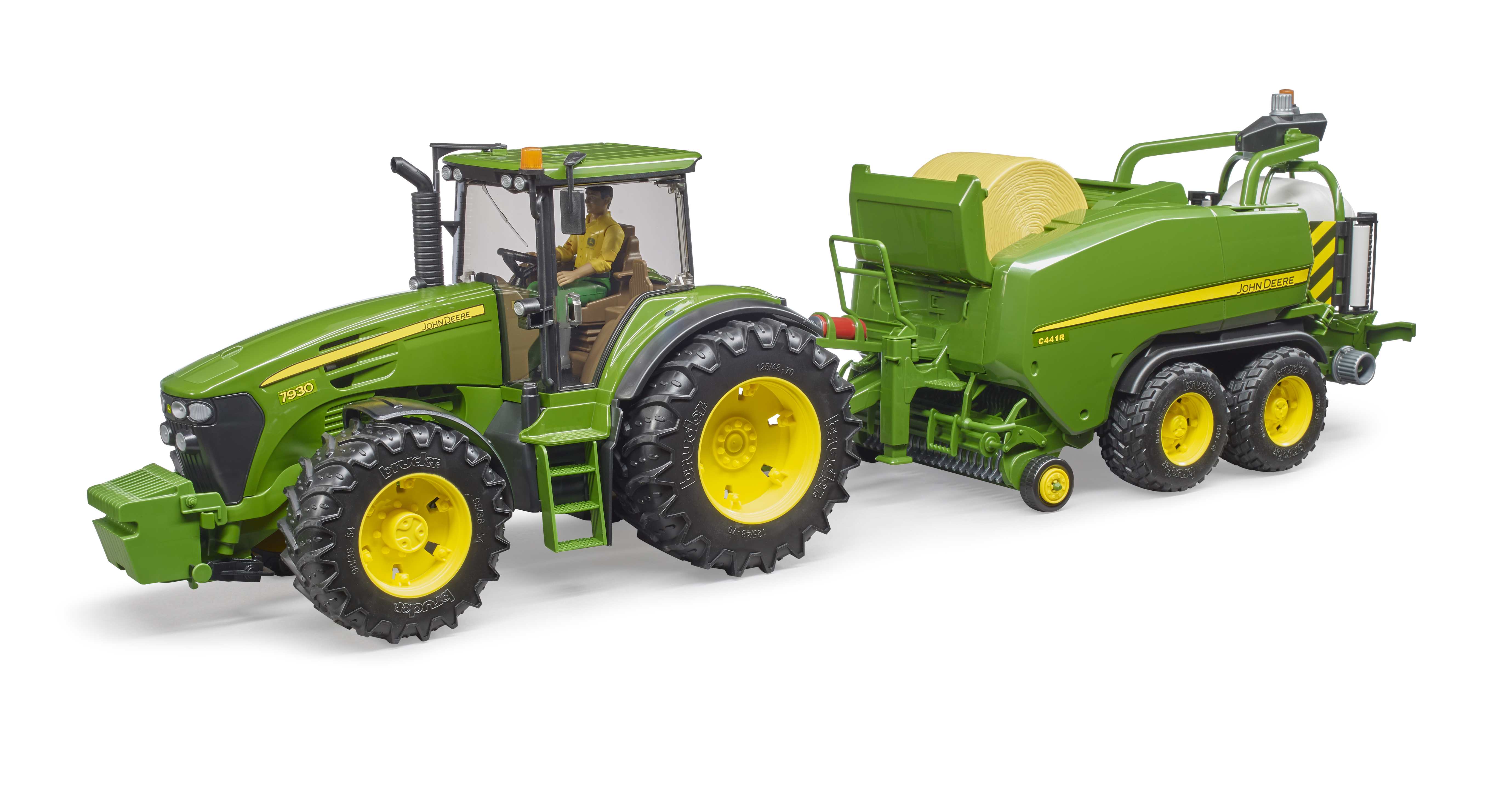 BRUDER 02032 - John Deere Rundballen-Presswickelkombination C441R - Bild 5