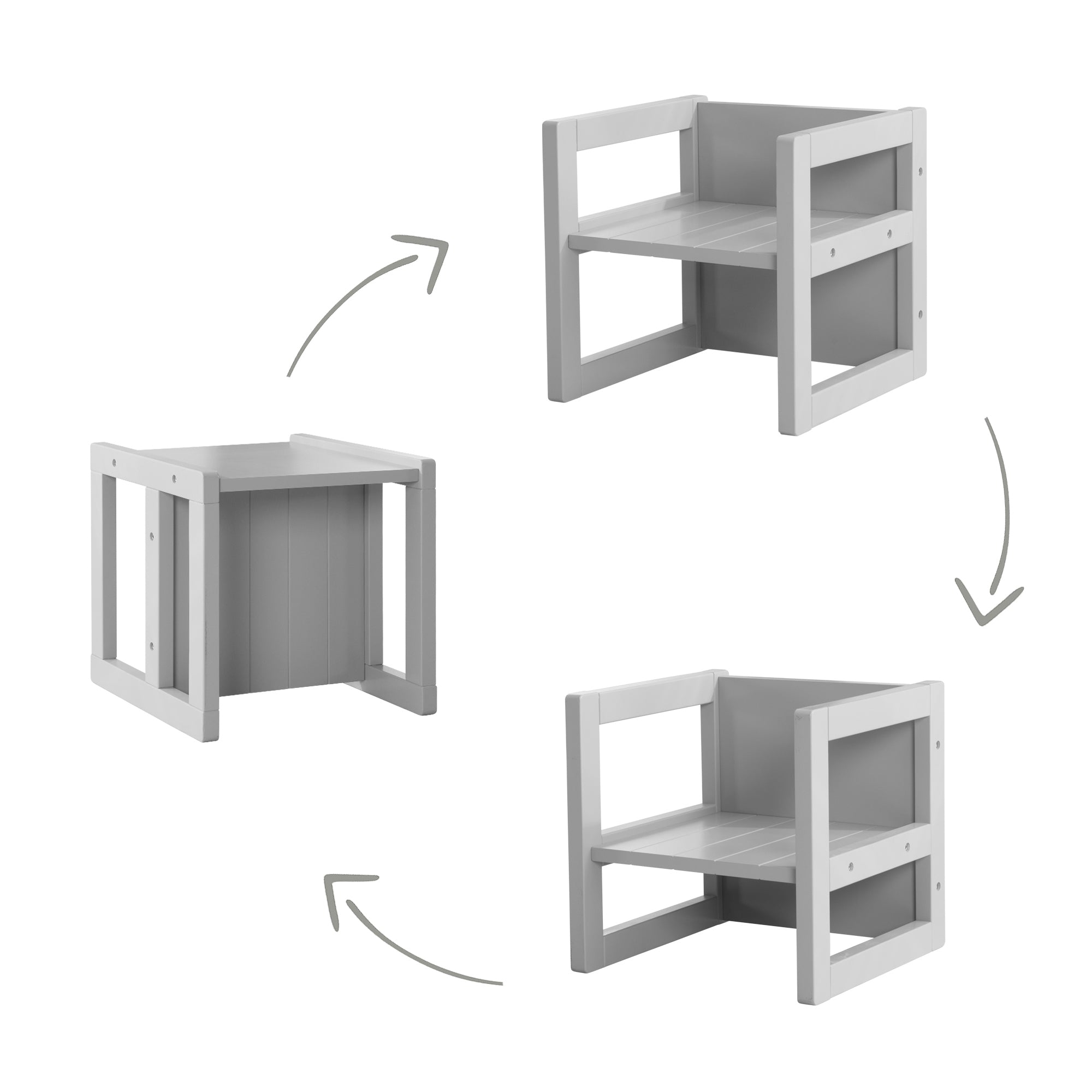 Roba 450002GA Kindersitzgruppe grau – Spielmöbel - Bild 7 Roba 450002GA Kindersitzgruppe grau – Spielmöbel - Produktbild 7