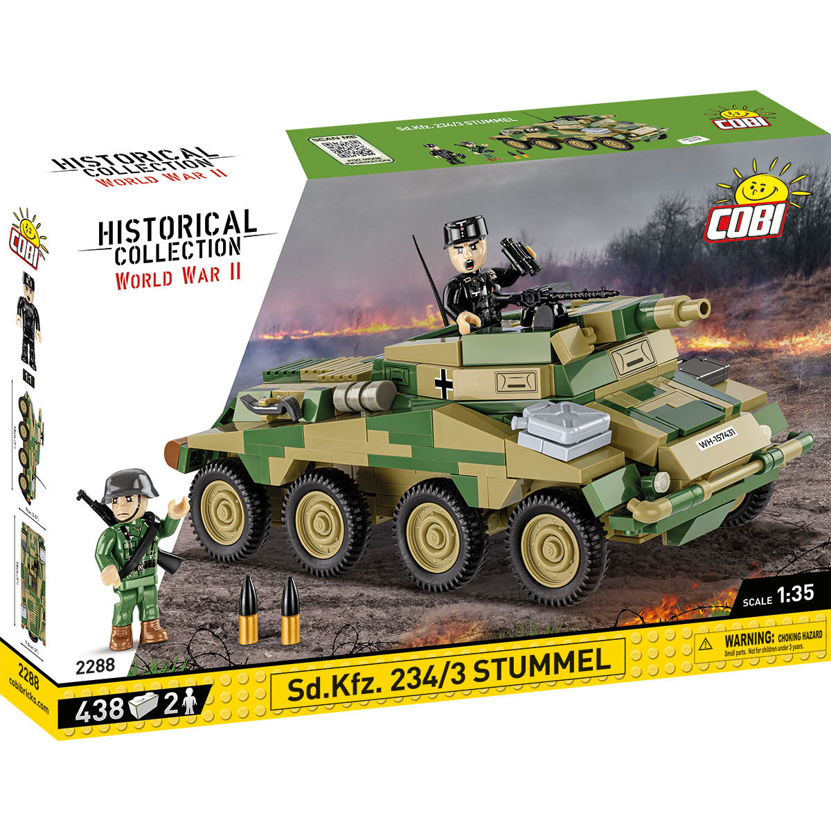 COBI 2288 - SDKFZ 234/3 Stummel SCALE 1:35 COBI 2288 - SDKFZ 234/3 Stummel SCALE 1:35