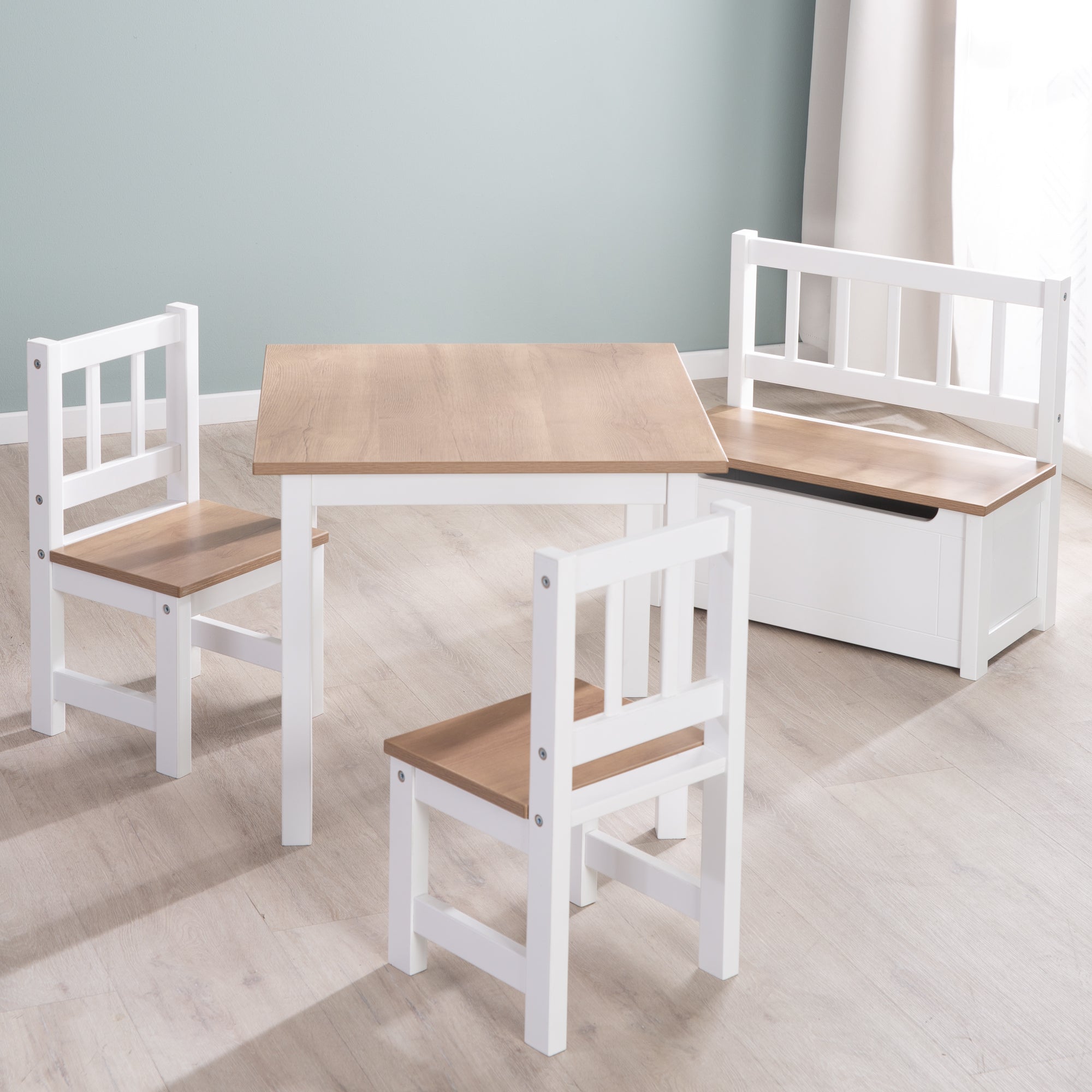Roba 450040HWE Kindersitzgruppe weiß – Spielmöbel - Bild 7 Roba 450040HWE Kindersitzgruppe weiß – Spielmöbel - Produktbild 7