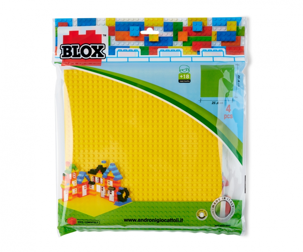 Androni Blox 4x Bauplatte je 25x25cm Androni Blox 4x Bauplatte je 25x25cm