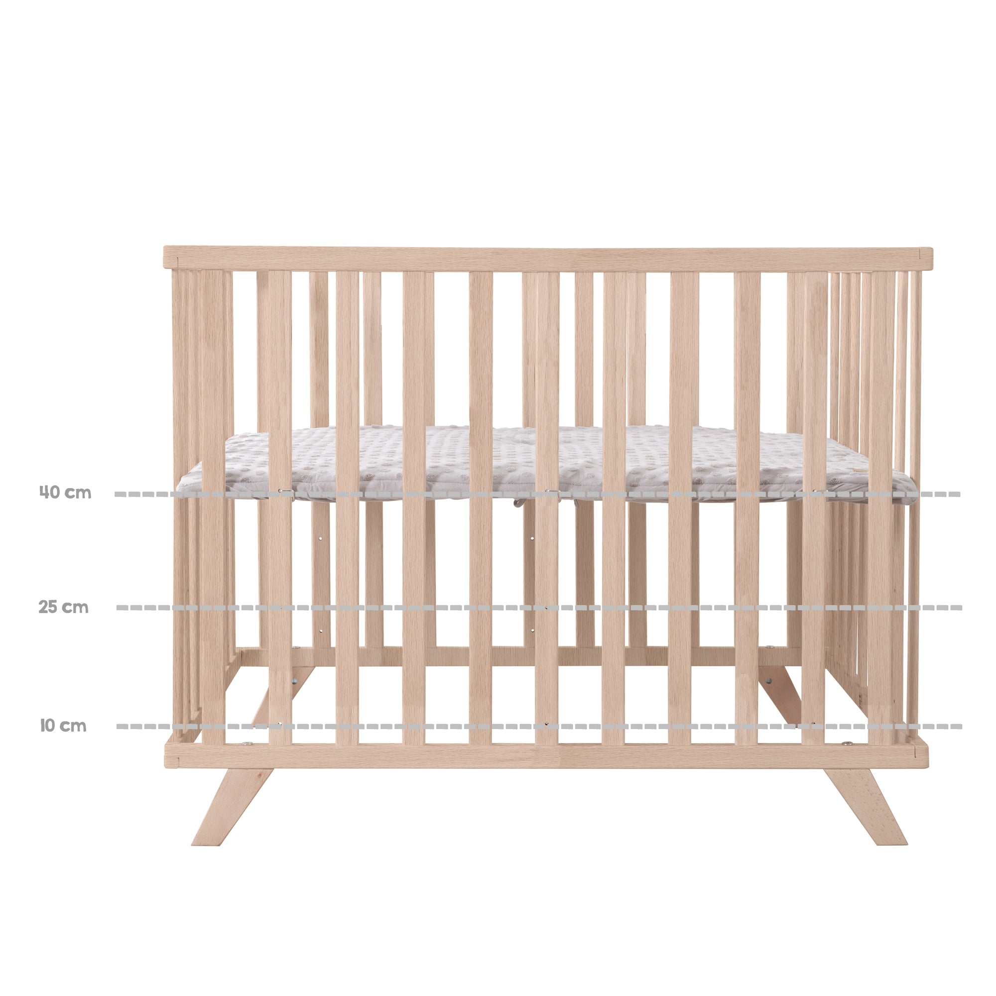Roba 0242NAG227 Laufgitter 75x100 cm mit Holzfüßen grau Bio Buche natur - Bild 4 Roba 0242NAG227 Laufgitter 75x100 cm mit Holzfüßen grau Bio Buche natur - Produktbild 4