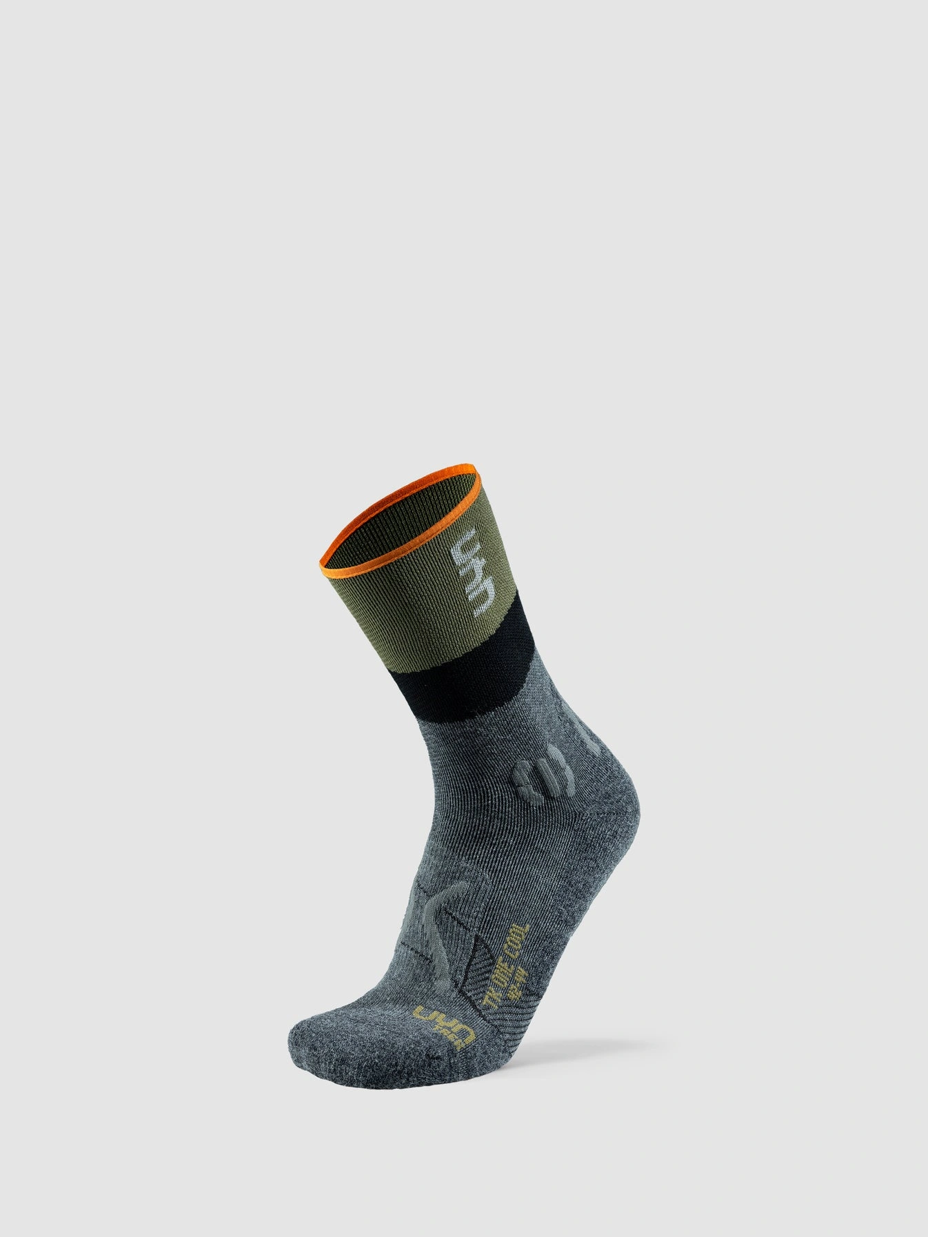 UYN Herren Trekkingsocken One Cool S100291G043 - Anthrazit/Grün UYN Herren Trekkingsocken One Cool S100291G043 - Anthrazit/Grün