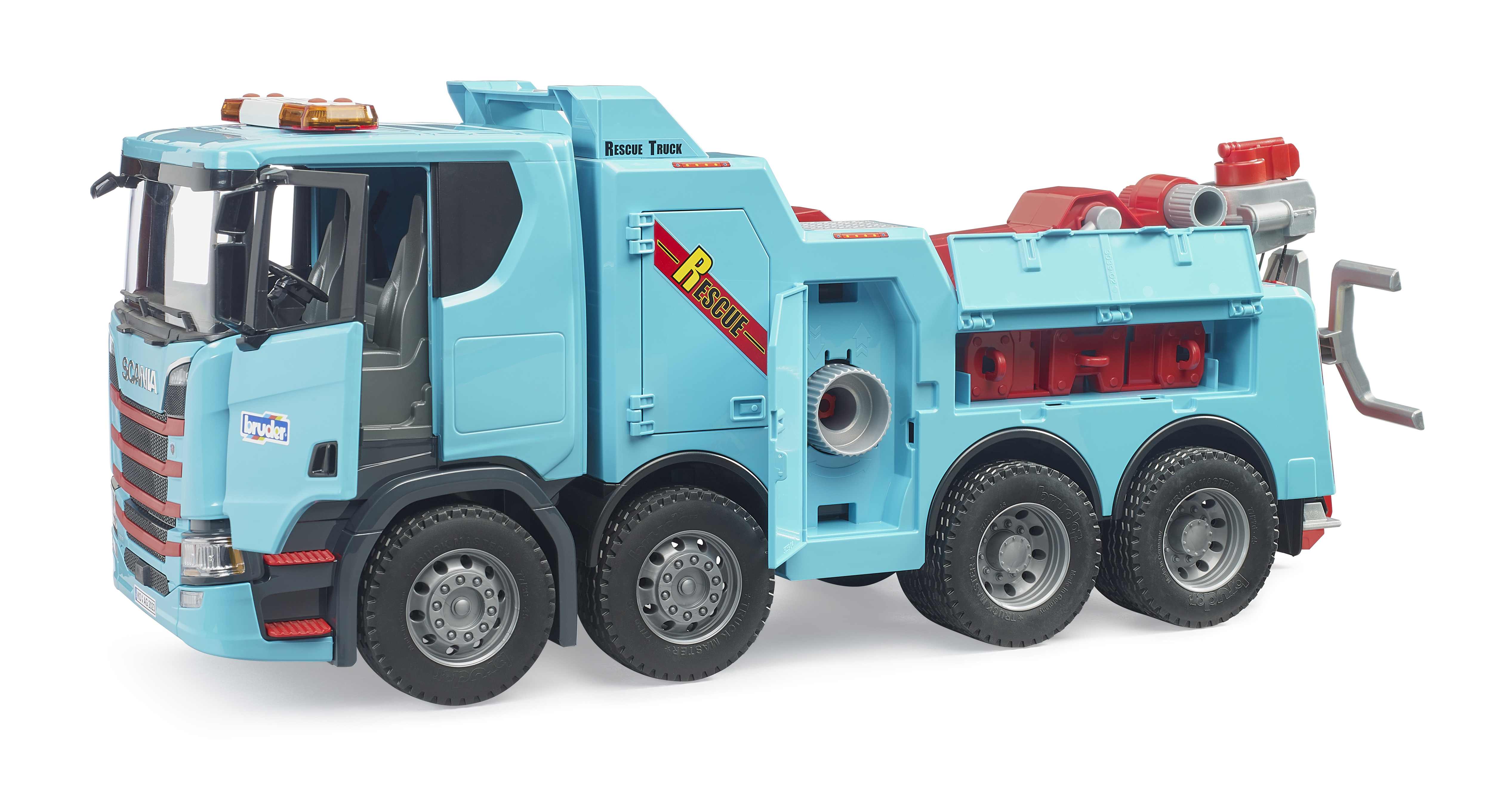 BRUDER 03553 - Scania Super 560R Berge- und Abschlepp- LKW mit L mit S Modul - Bild 2