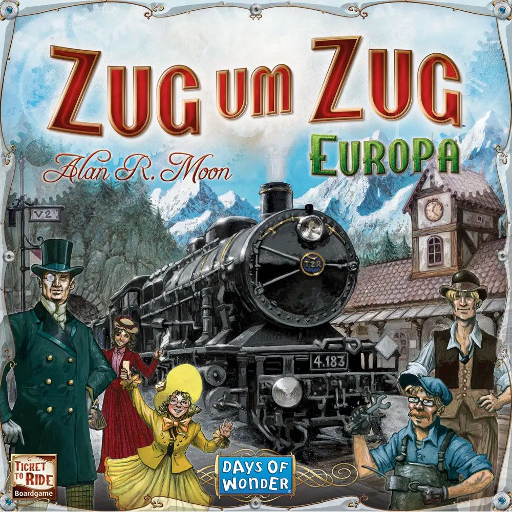 Asmodee Days of Wonder - Zug um Zug - Europa Asmodee Days of Wonder - Zug um Zug - Europa