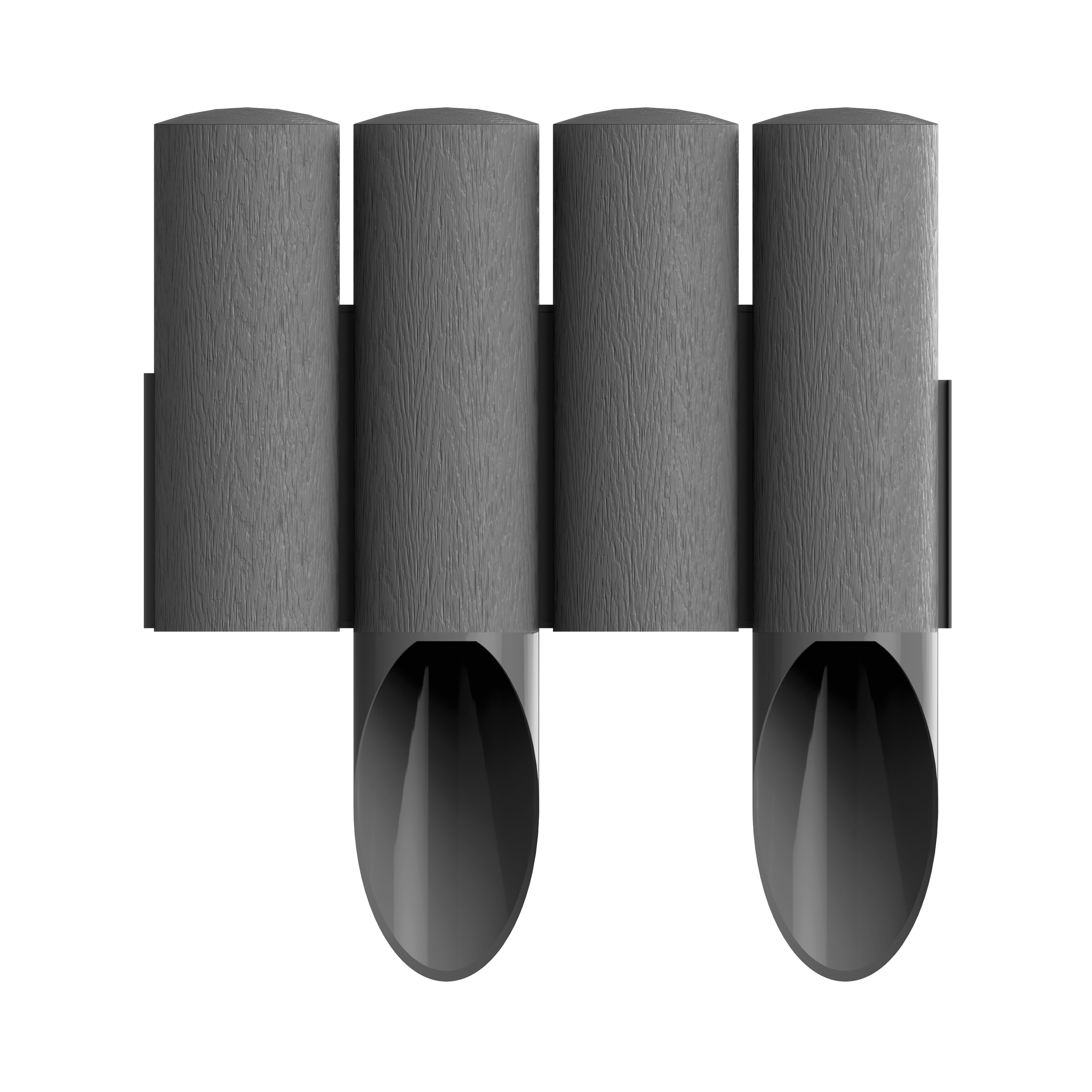 Cellfast Gartenpalisade 4 STANDARD 2,3 m graphit