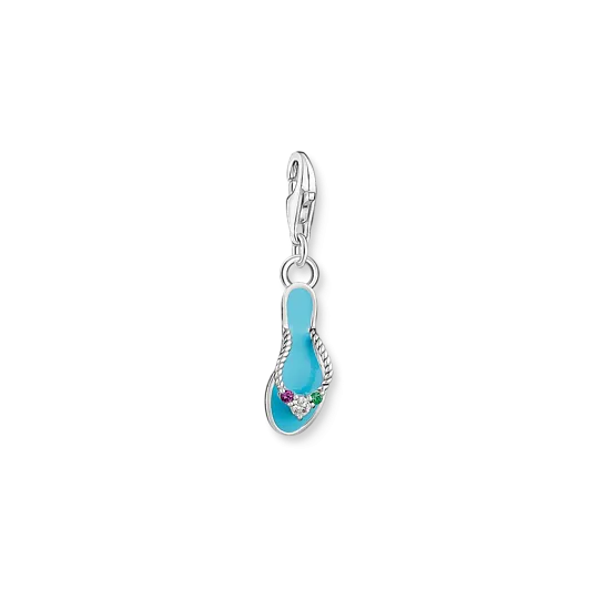 Thomas Sabo Anhänger Charm-Club 925 Sterling Silber Geschwärzt Kaltemail Synthetischer Korund Mehrfarbig Charmista Charms 2025-914-7 Thomas Sabo Anhänger Charm-Club 925 Sterling Silber Geschwärzt Kaltemail Synthetischer Korund Mehrfarbig Charmista Charms 2025-914-7