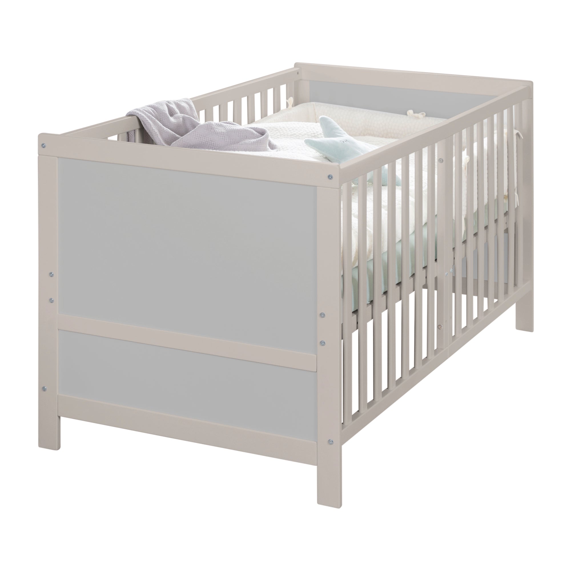 Roba 0194NGM Kombi-Kinderbett 70x140 cm + Matratze natur-grau – Komplettbettsets & Einzelbetten - Bild 14 Roba 0194NGM Kombi-Kinderbett 70x140 cm + Matratze natur-grau – Komplettbettsets & Einzelbetten - Produktbild 14