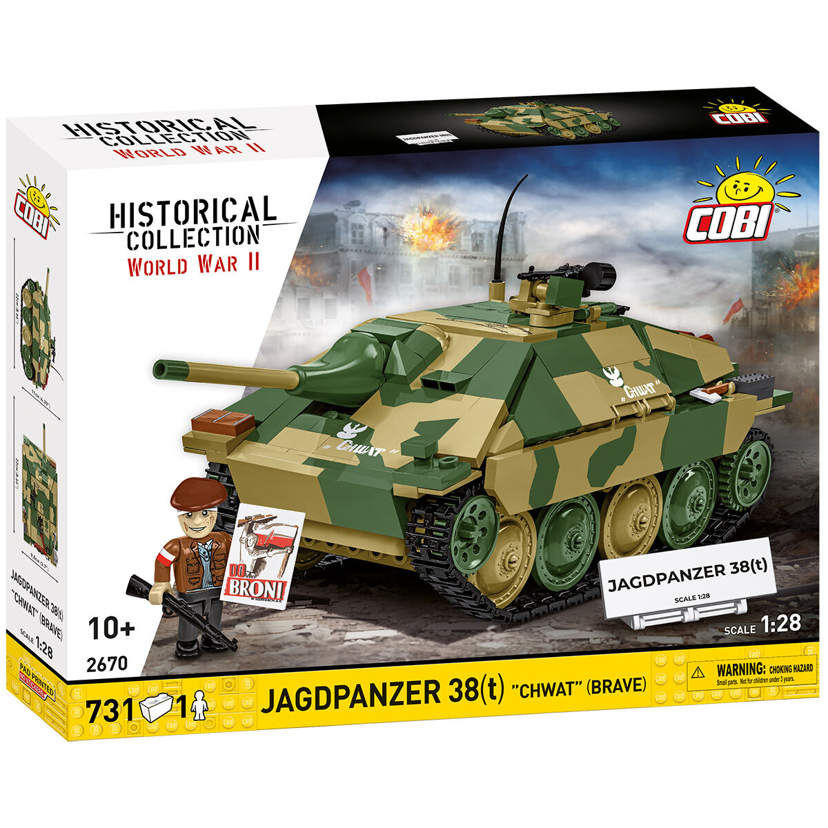 COBI 2670 - Jagdpanzer 38(T) "BRAVE" COBI 2670 - Jagdpanzer 38(T) "BRAVE"