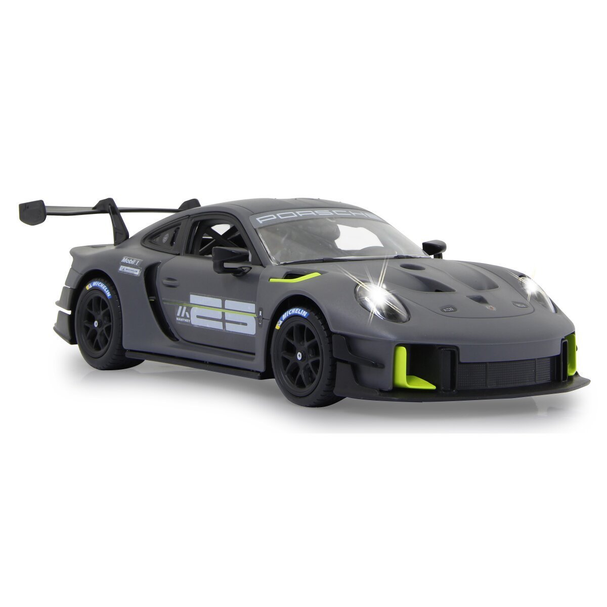 JAMARA Porsche 911 GT2 RS Clubsport 25 1:18 grau 2,4 GHz Bausatz ab 8 Jahren