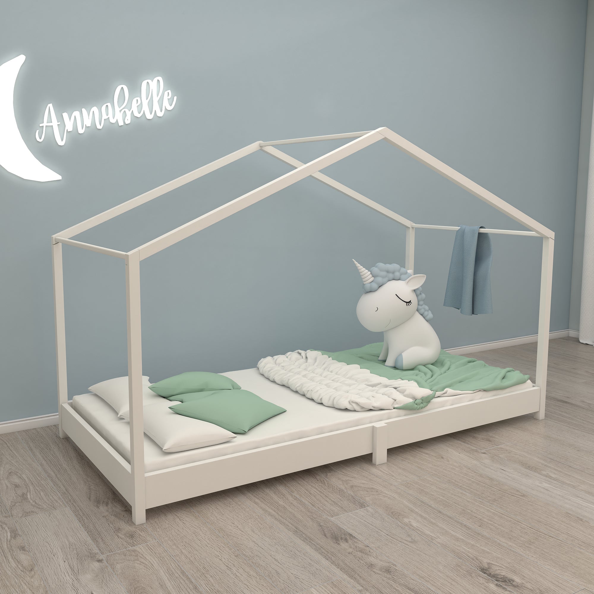 Roba 207025WE Hausbett Set weiß – Hausbetten - Produktbild 9