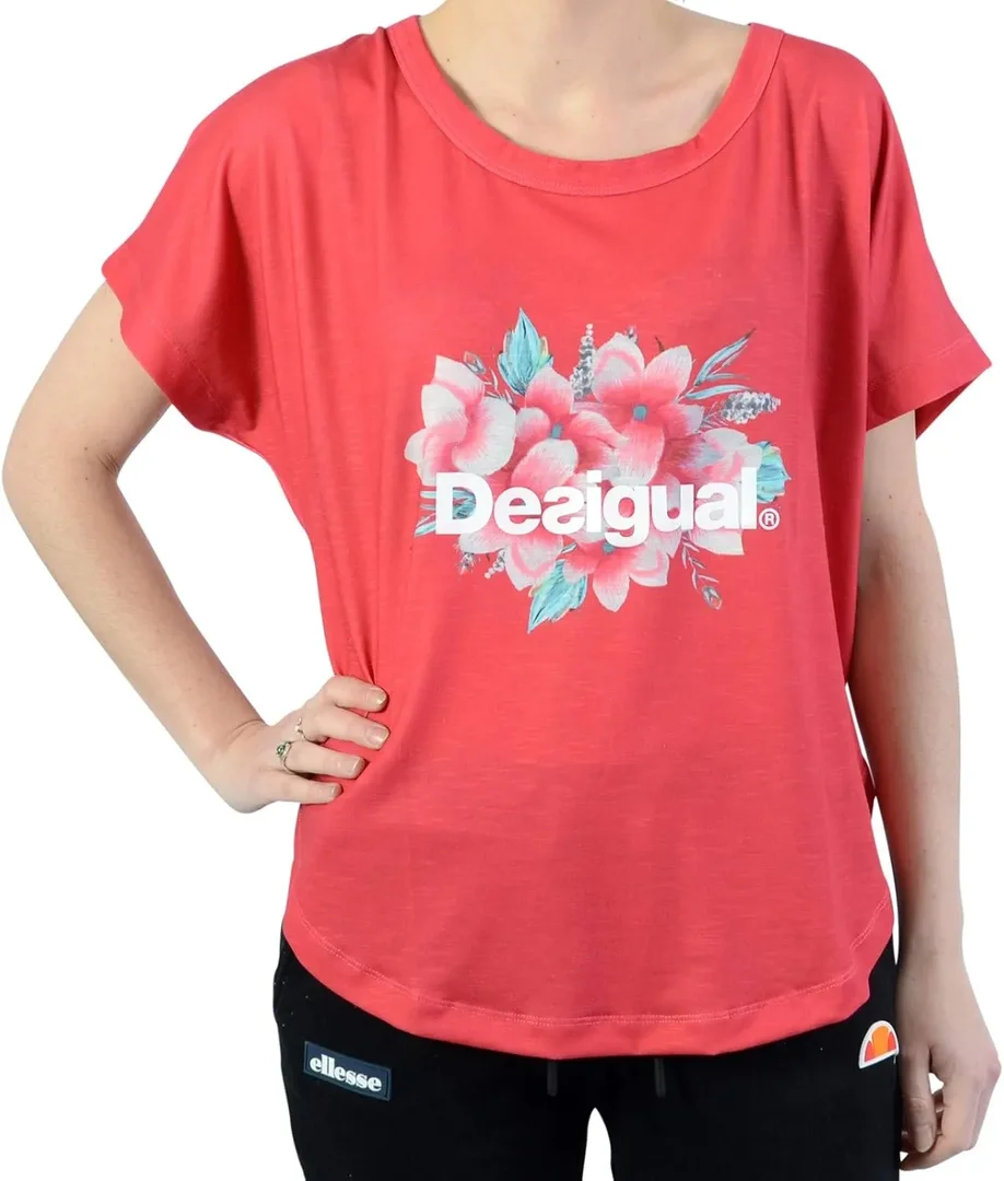 Desigual T-Shirt Oversize Hindi Dancer Gr. M 19SOTK18-7058 Desigual, T-Shirt, Oversize, Hindi, Dancer, Gr., M, 19SOTK18-7058/M