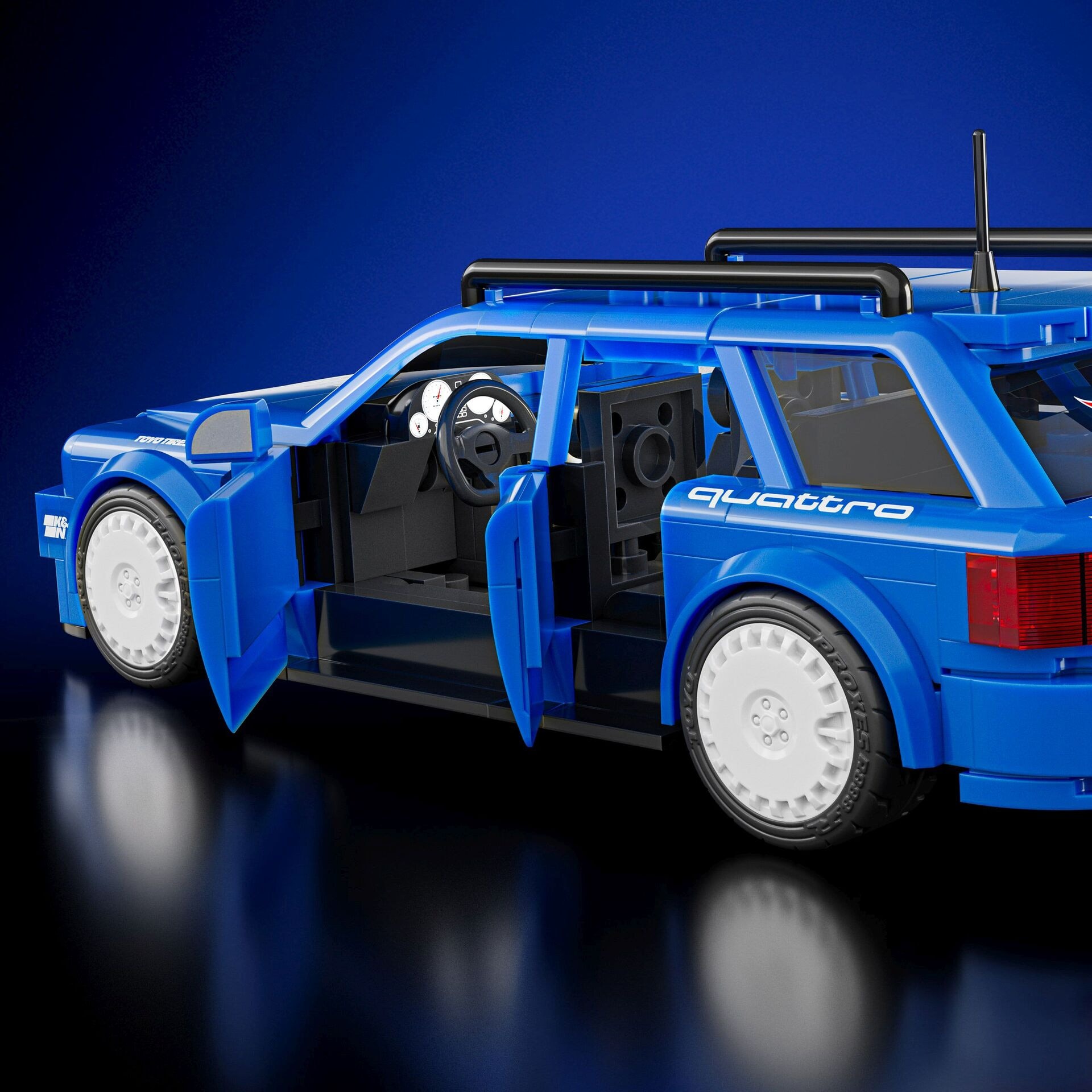 Produktfoto - Mattel - Hot Wheels Building SPEED SERIES AUDI - Modell MATTEL JGR28