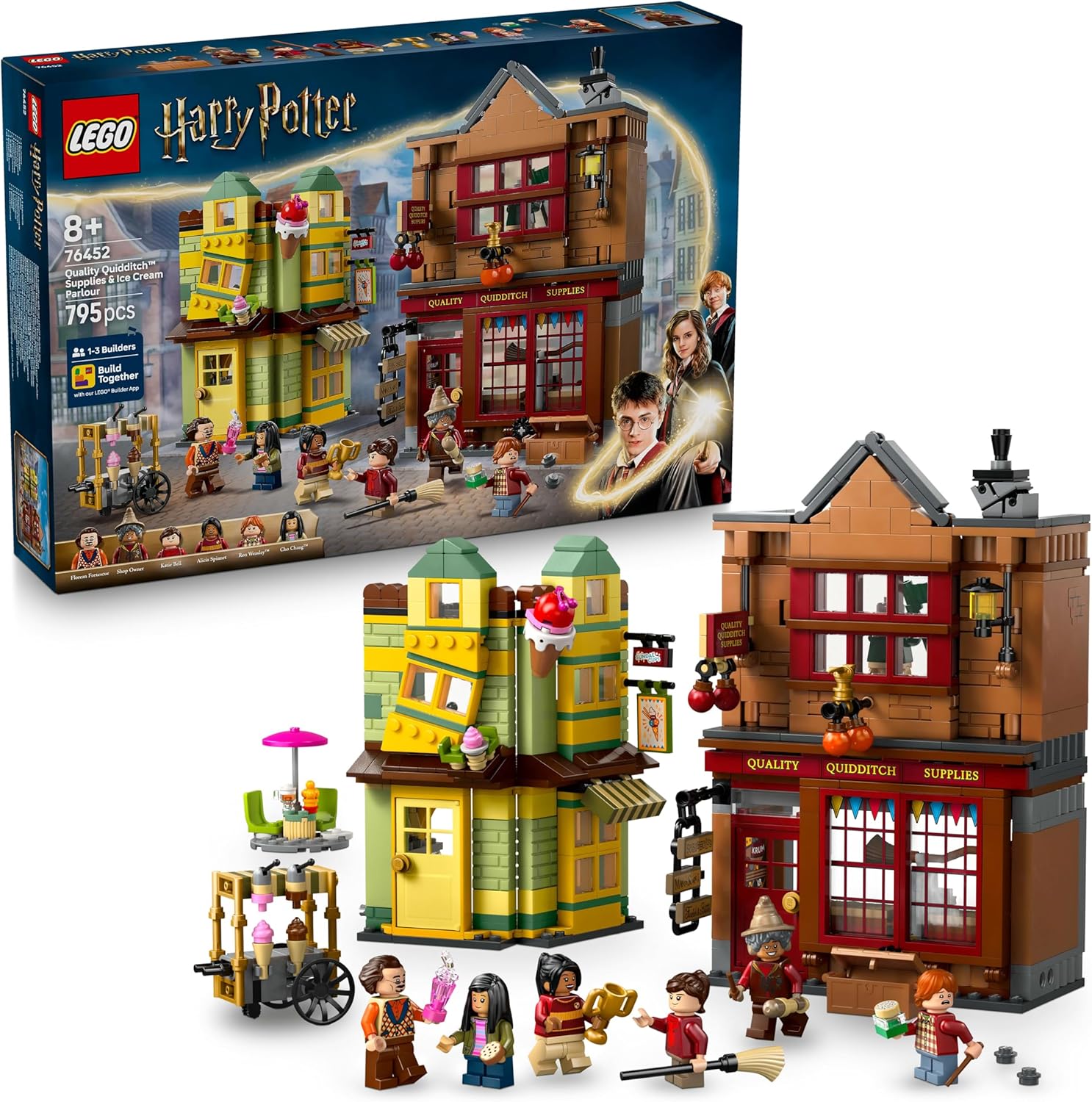 LEGO, Harry, Potter, 76452, Qualität, für, Quidditch, Fortescues, Eissalon, Spielzeug, Person LEGO Harry Potter 76452 Qualität für Quidditch Fortescues Eissalon