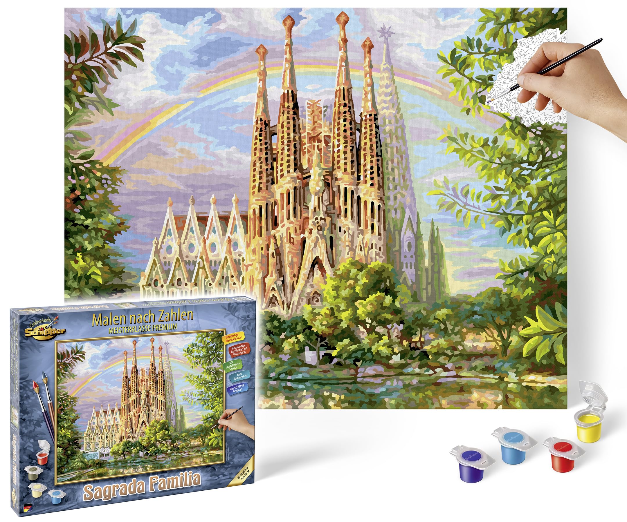 Schipper Mnz Sagrada Familia Meisterwerk Der Architektur Als Kunstvorlage 609130914 Kunst, Malerei, Pinsel, Werkzeug, Baum