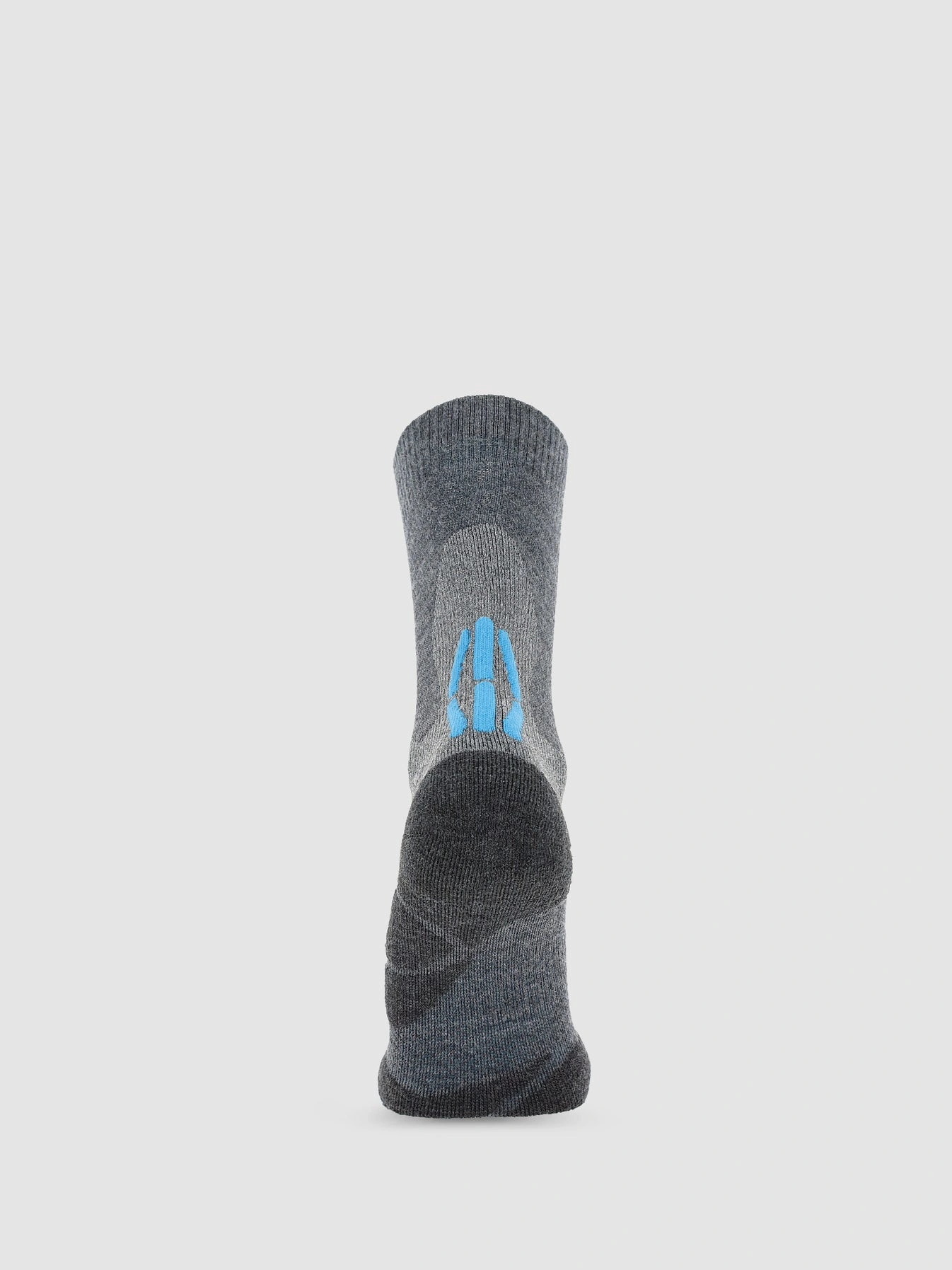 UYN Damen Trekking 2in Merino Mid Socken S100238J689 - Mittelgrau/Türkis GR. 35/36 UYN Damen Trekking 2in Merino Mid Socken S100238J689 - Mittelgrau/Türkis GR. 35/36