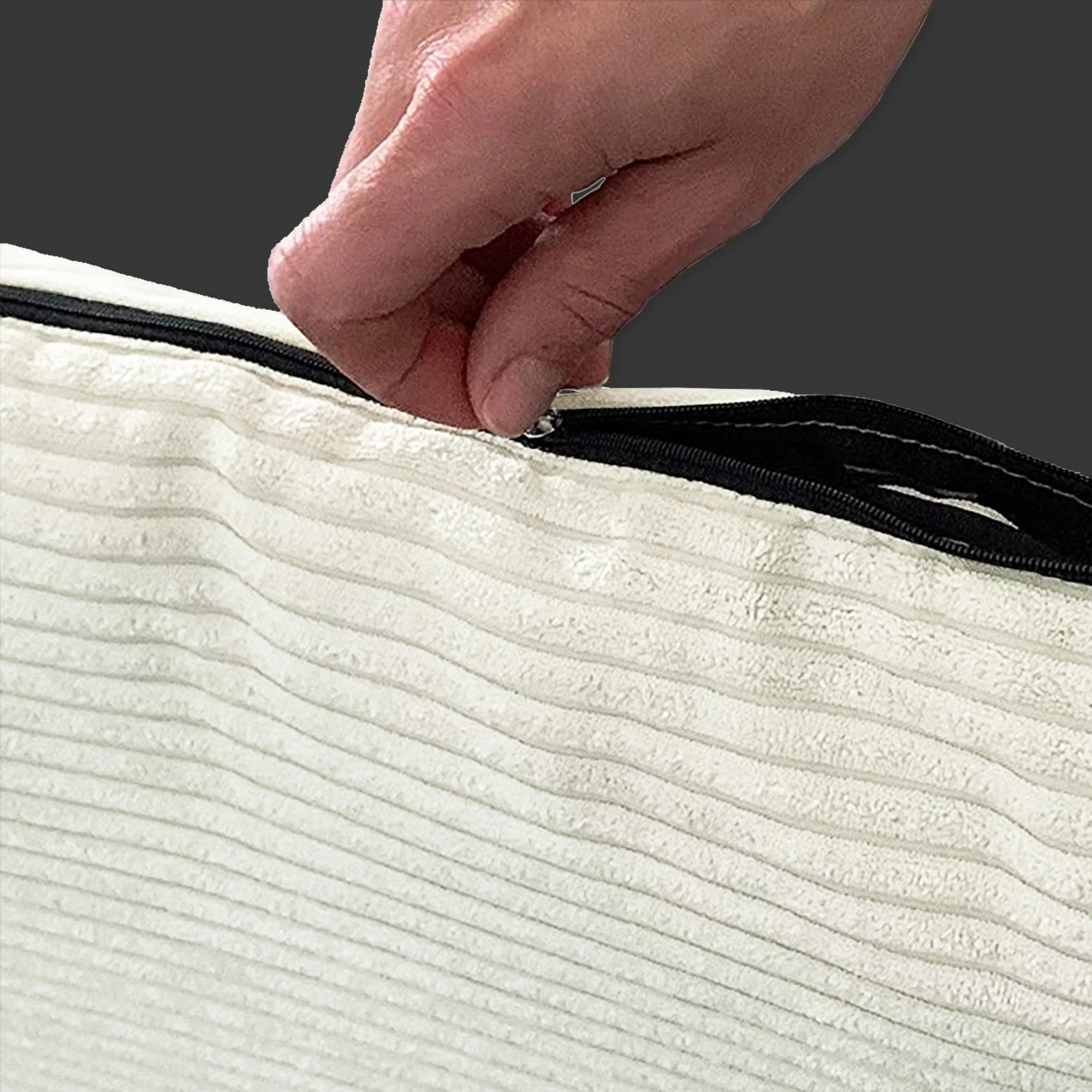 Rohrschneider RS 22341 Tierbett Cordstoff breit – Tierbett mit Wendekissen GR.1