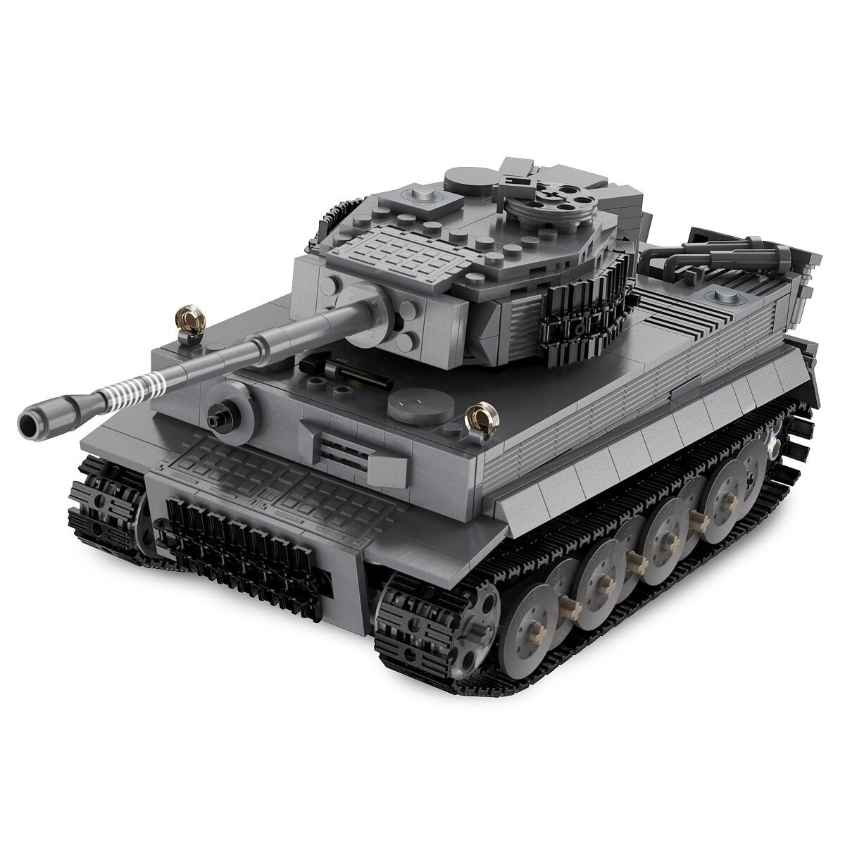 JAMARA CaDA Panzer Tiger 1:35 grau 2,4GHz Bricks ab 8 Jahren
