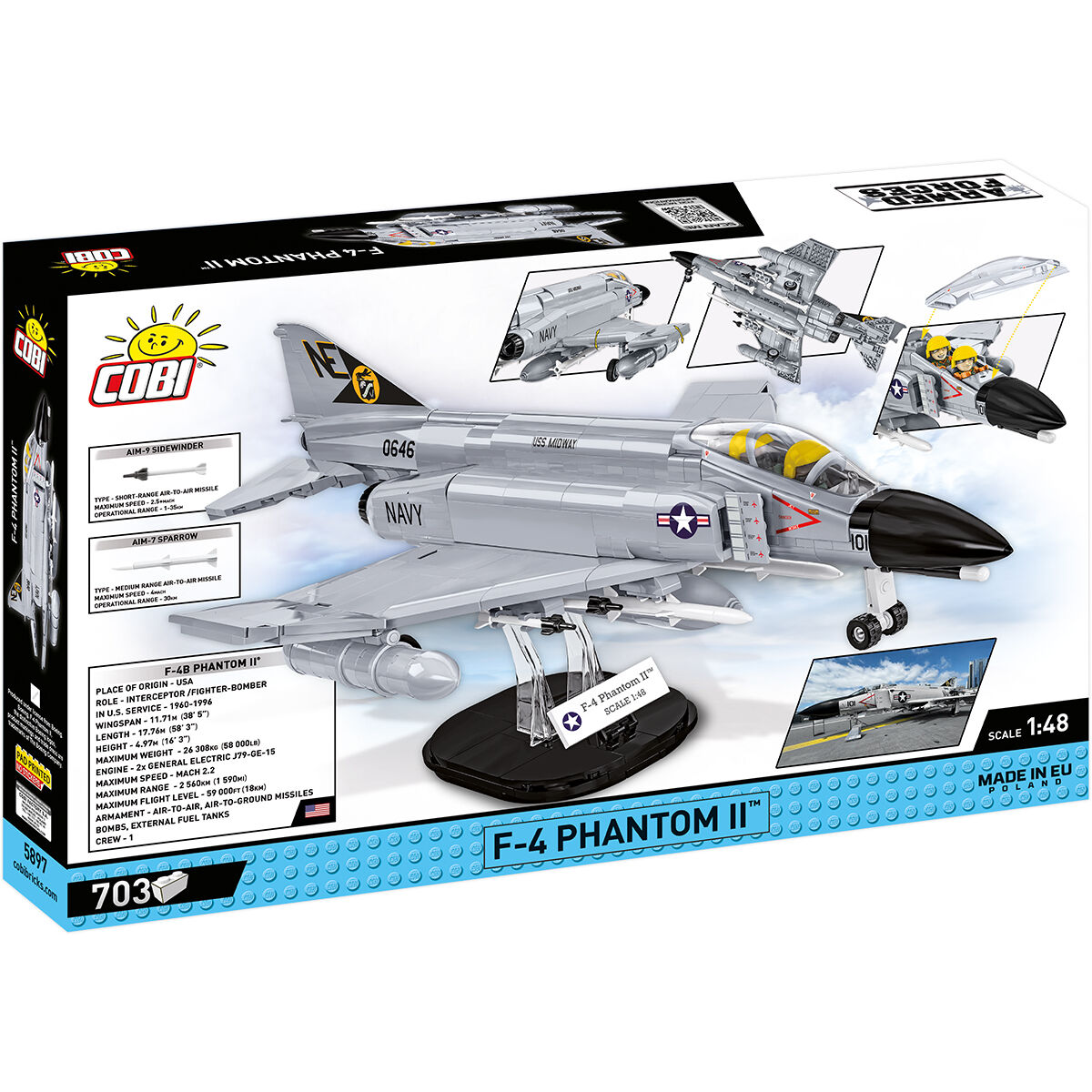 COBI 5897 - F-4 Phantom II - USS MIDWAY - Bild 2 COBI 5897 - F-4 Phantom II - USS MIDWAY - Bild 2