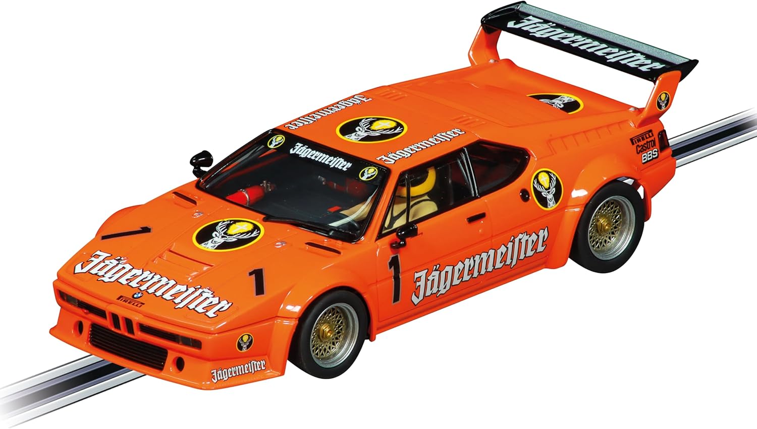 Carrera BMW M1 Procar "Jägermeister Racing Team" - Slotcar im Maßstab 1:24 20023976 Auto, Sportwagen, Leichtmetallfelge, Speiche, Rad