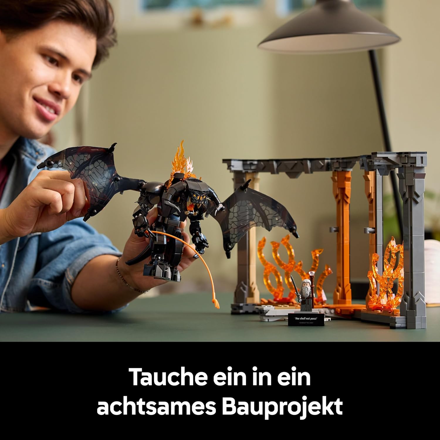 LEGO® Icons 10367 Herr der Ringe Buchstütze Lampe