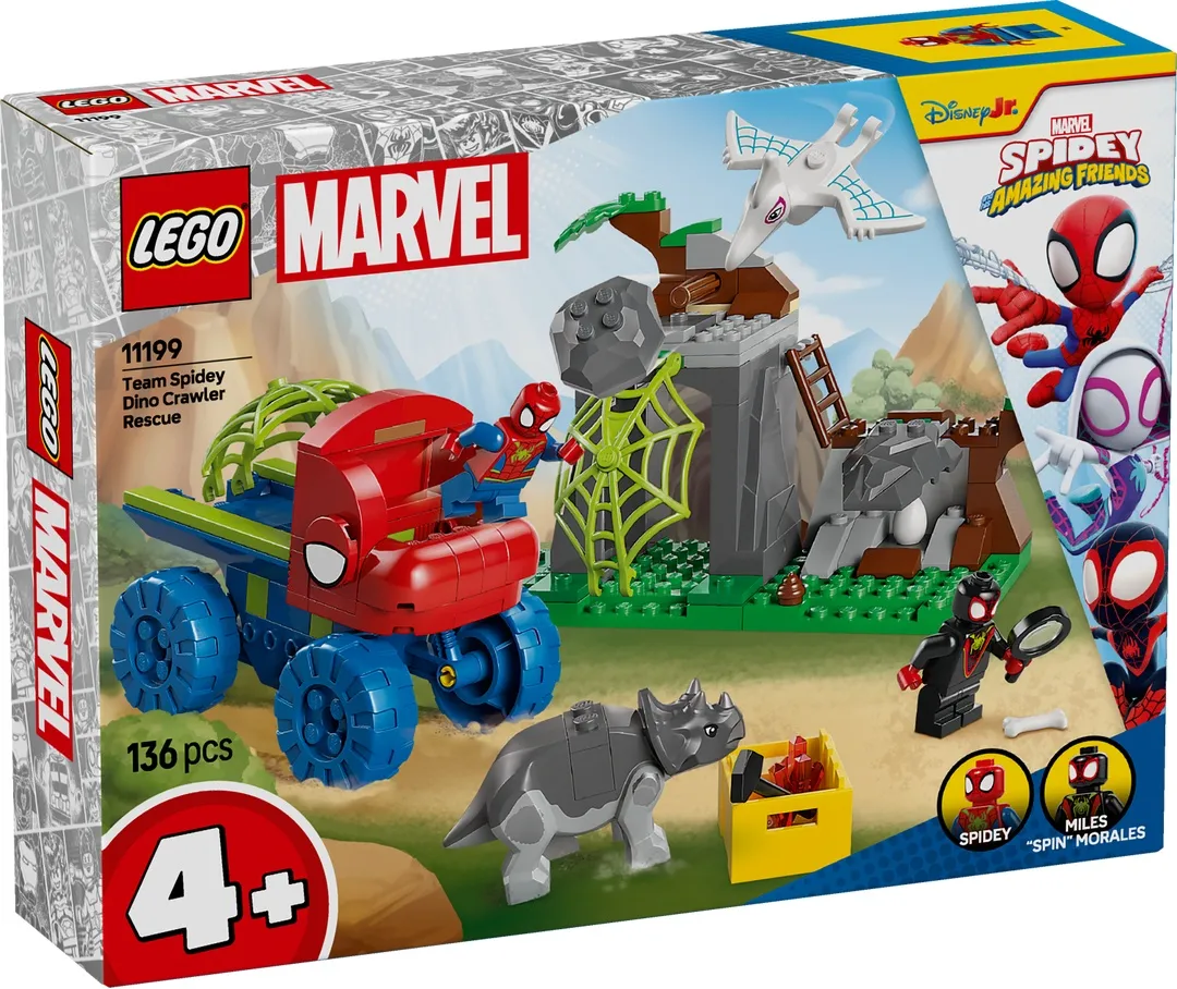 LEGO® Spidey und seine Superfreunde 11199 Spideys Team auf Rettungsmission im Dino-Truck LEGO® Spidey und seine Superfreunde 11199 Spideys Team auf Rettungsmission im Dino-Truck