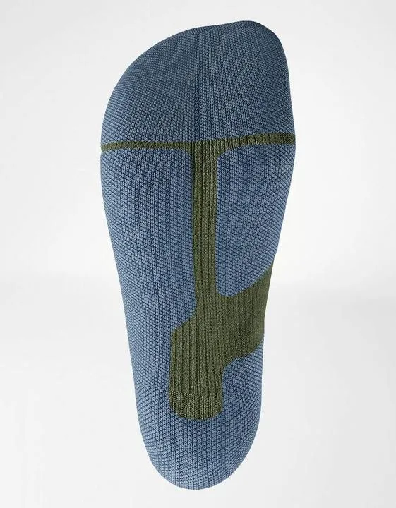 Bauerfeind Sports 70000988 Ski-Socken Damen 39–42 – Kompression Green