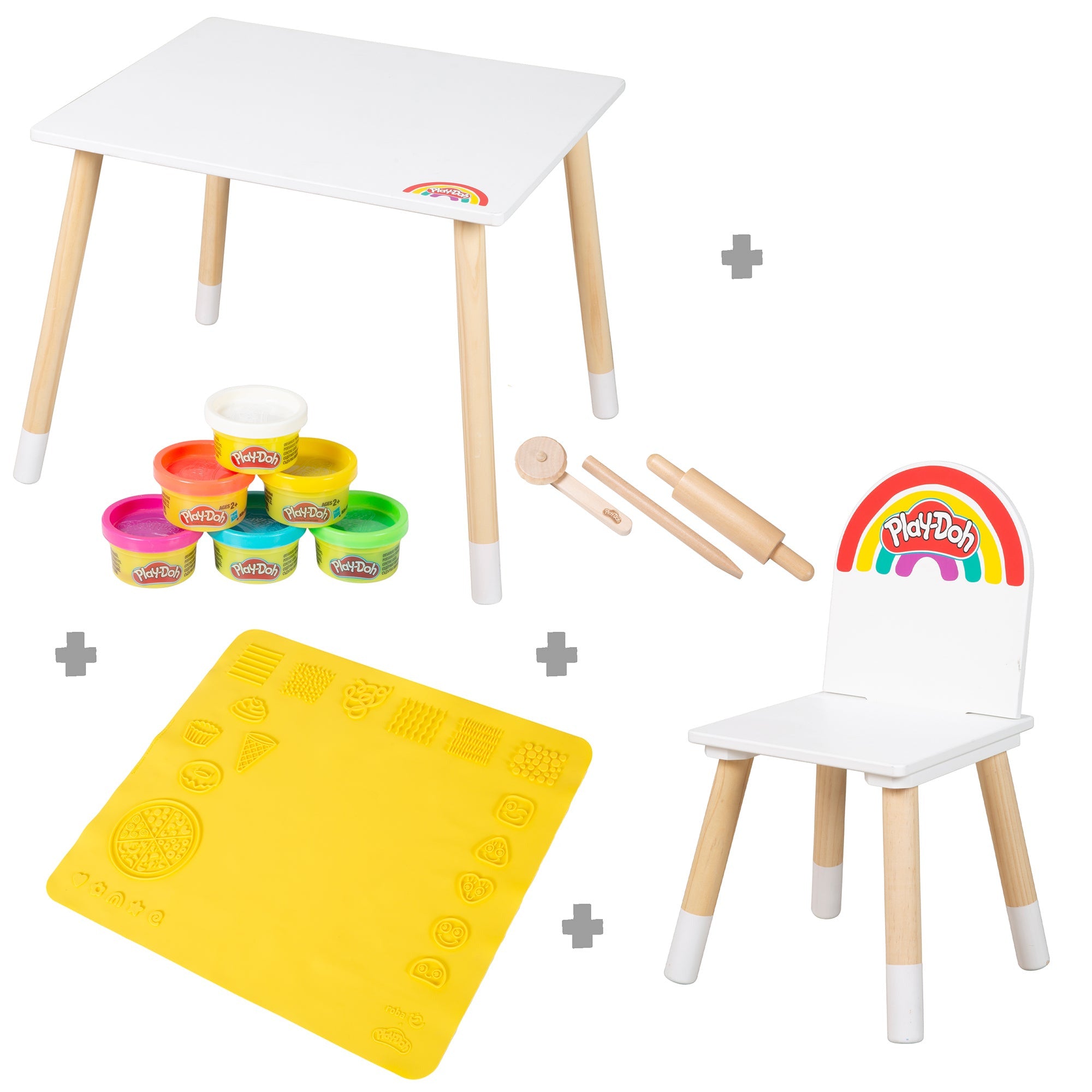 Roba 450015PD1ZU Sitzgruppen-Set roba x Play-Doh weiß – Spielmöbel - Bild 1 Roba 450015PD1ZU Sitzgruppen-Set roba x Play-Doh weiß – Spielmöbel - weiß - Spielmöbel - Produktbild 1