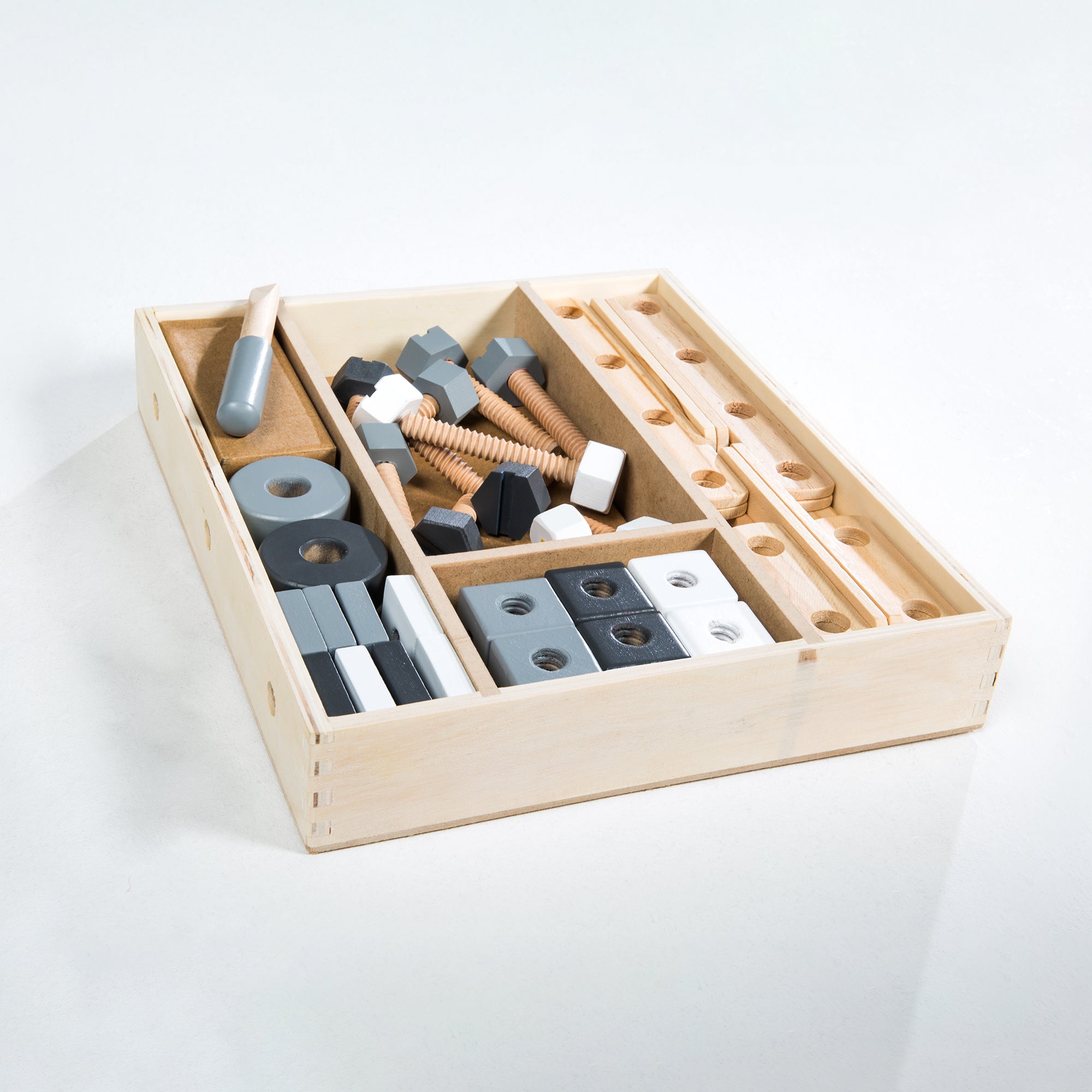Roba 97213 Holzbaukasten natur lackiert – Rollenspiel - Bild 2 Roba 97213 Holzbaukasten natur lackiert – Rollenspiel - Produktbild 2