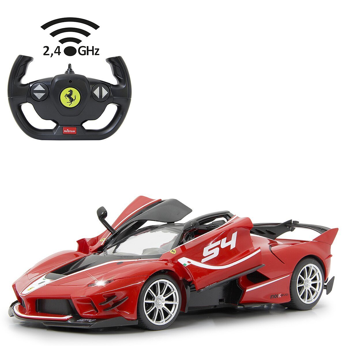 JAMARA Ferrari FXX K Evo 1:14 rot 2,4GHz Tür manuell ab 6 Jahren JAMARA Ferrari FXX K Evo 1:14 rot 2,4GHz Tür manuell ab 6 Jahren