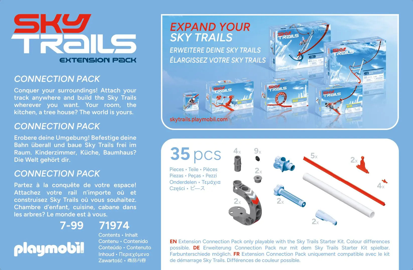 PLAYMOBIL 71974 Sky Trails: Connection Pack PLAYMOBIL 71974 Sky Trails: Connection Pack