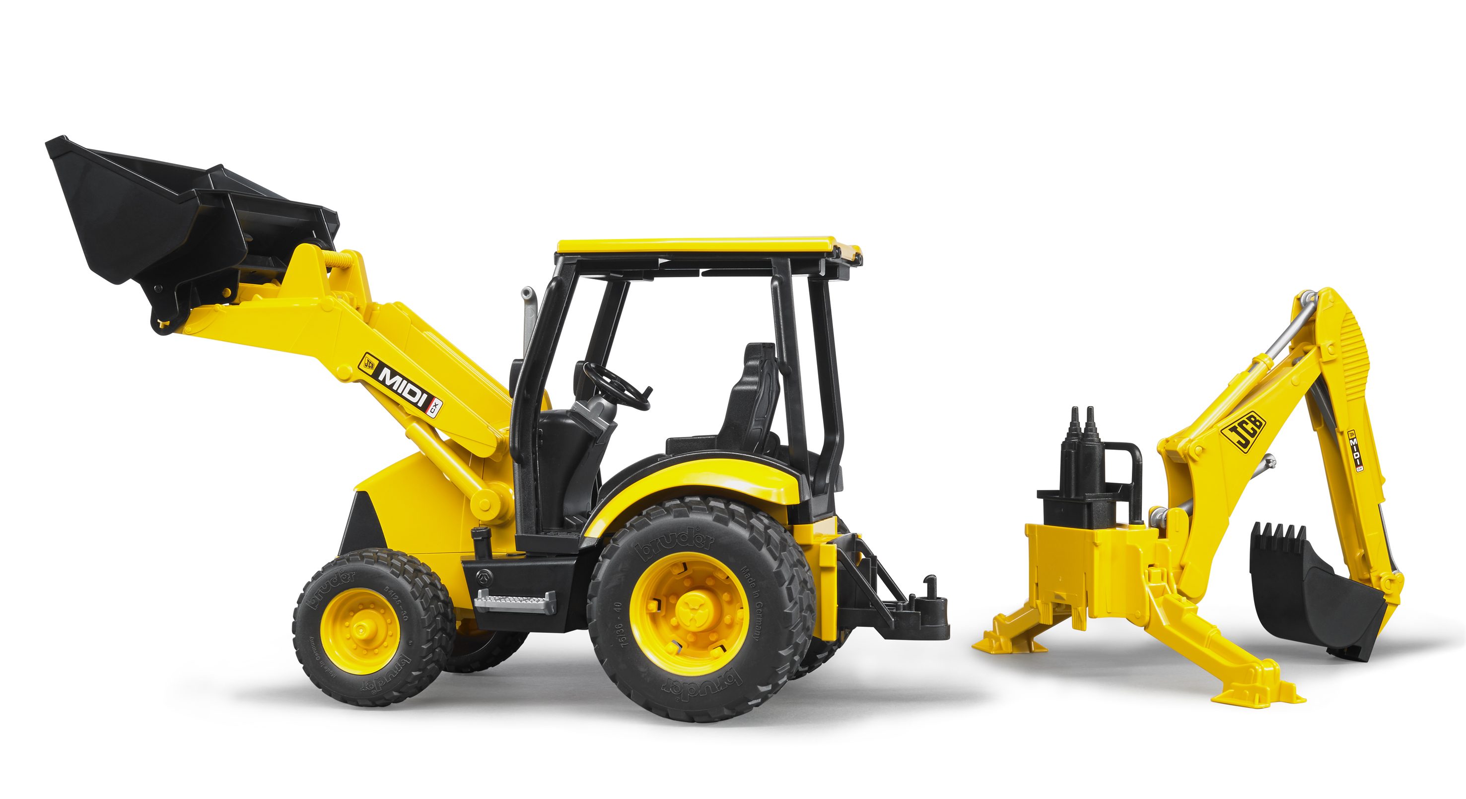 BRUDER 02427 - JCB MIDI CX Baggerlader - Bild 3 BRUDER 02427 - JCB MIDI CX Baggerlader - Bild 3